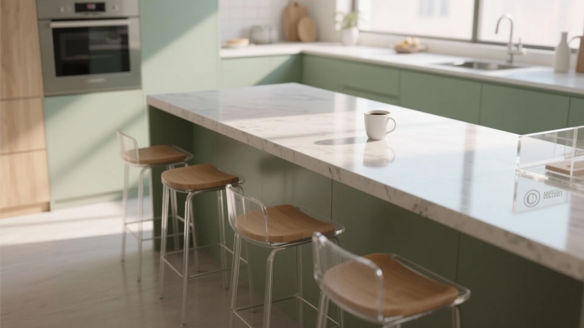 2. Backless stools for ultimate tuck-away