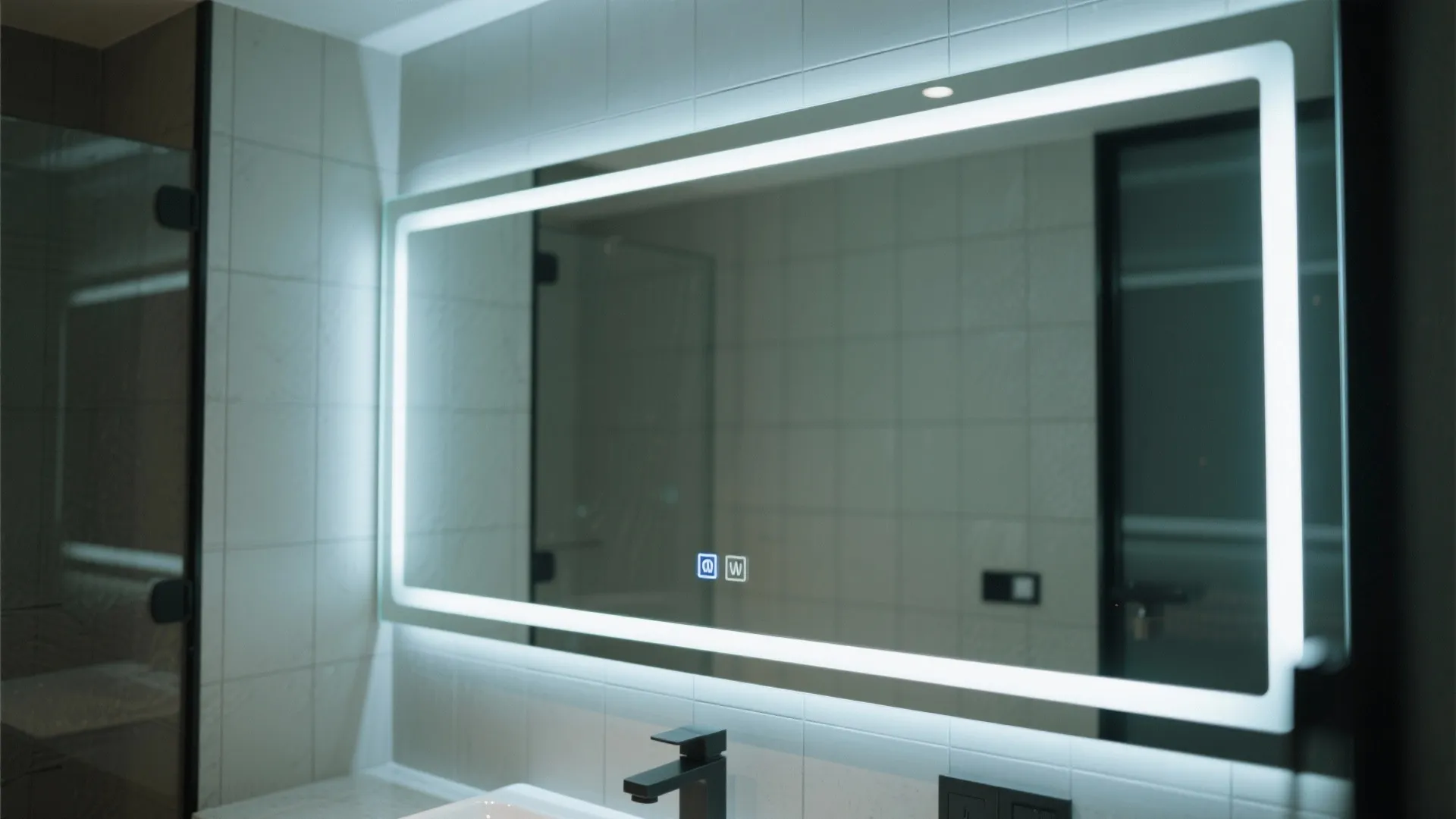 5. Large Mirror with Backlighting