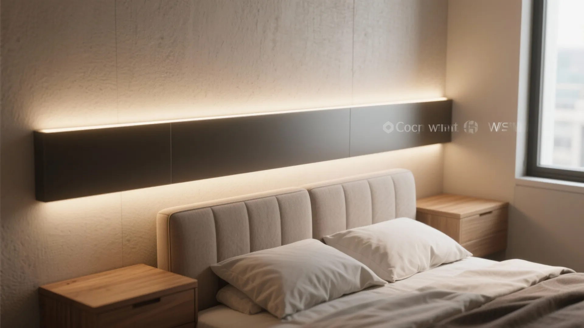 1. Slim Backlit Panels for a Seamless Glow