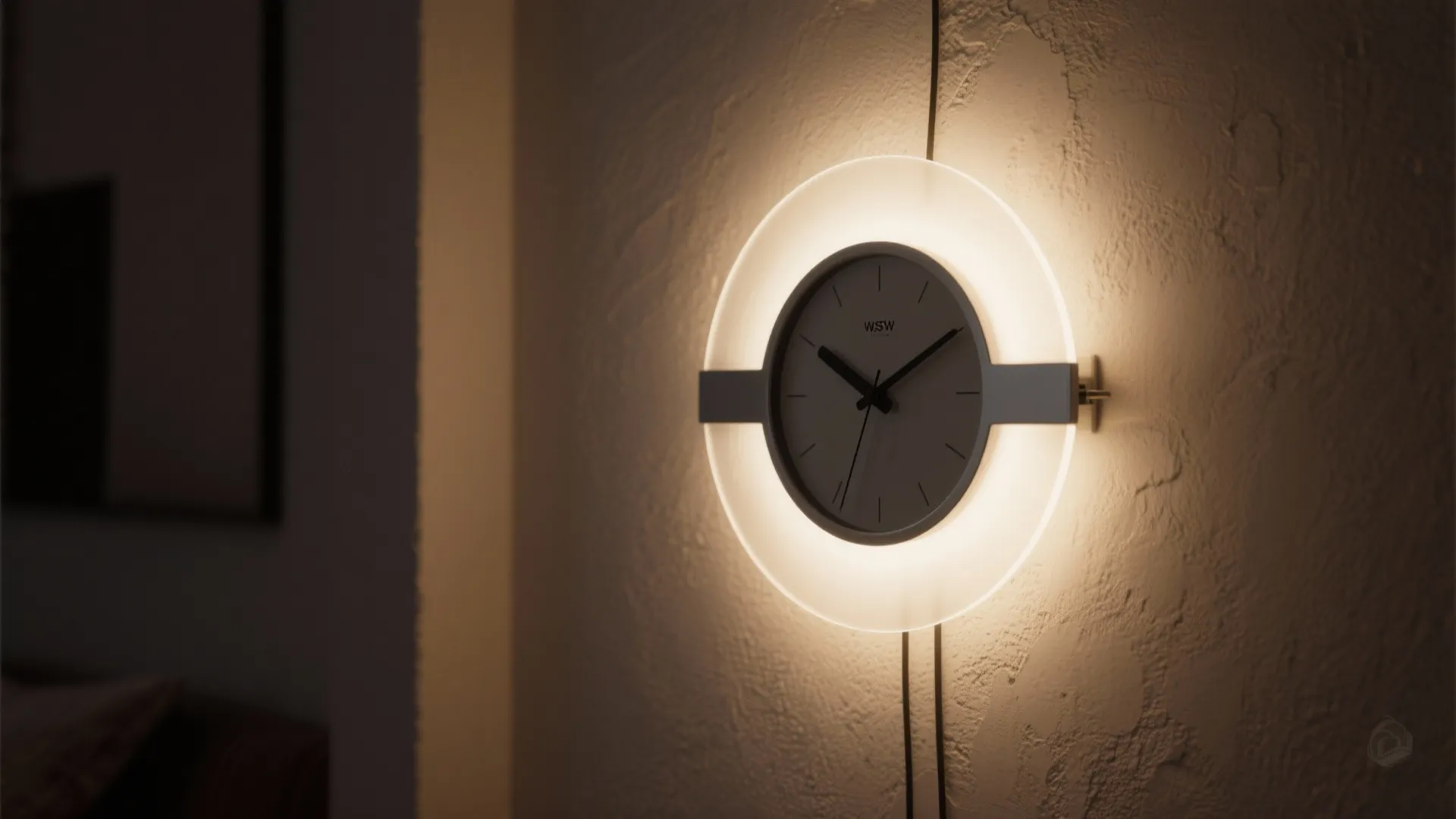 Backlit and Luminous Wall Clocks