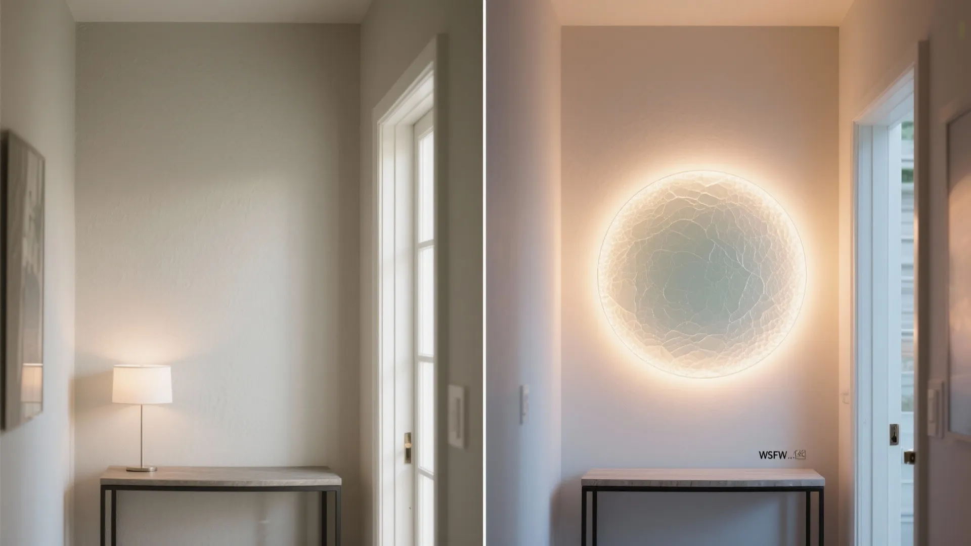 Backlit Glass as Artful Focal Lighting