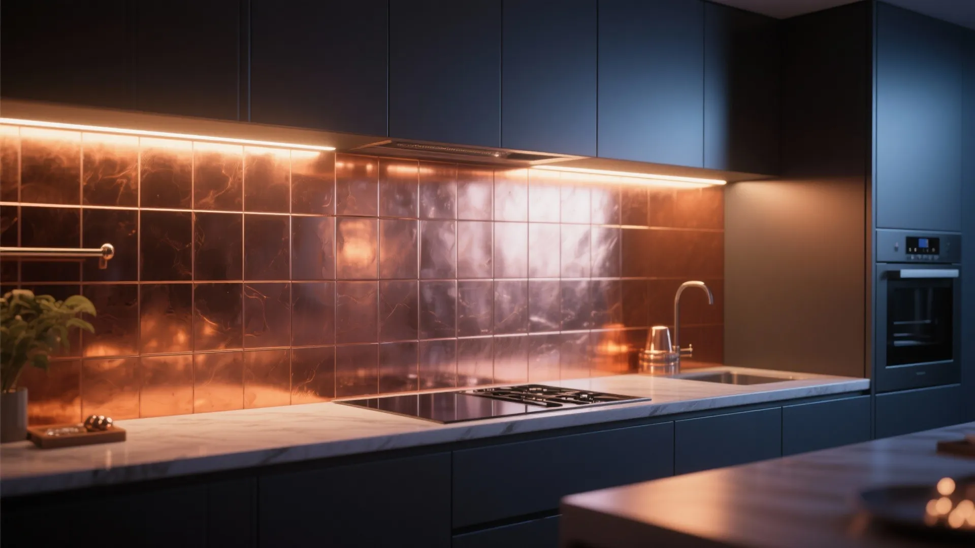 10. Backlit Copper Glass