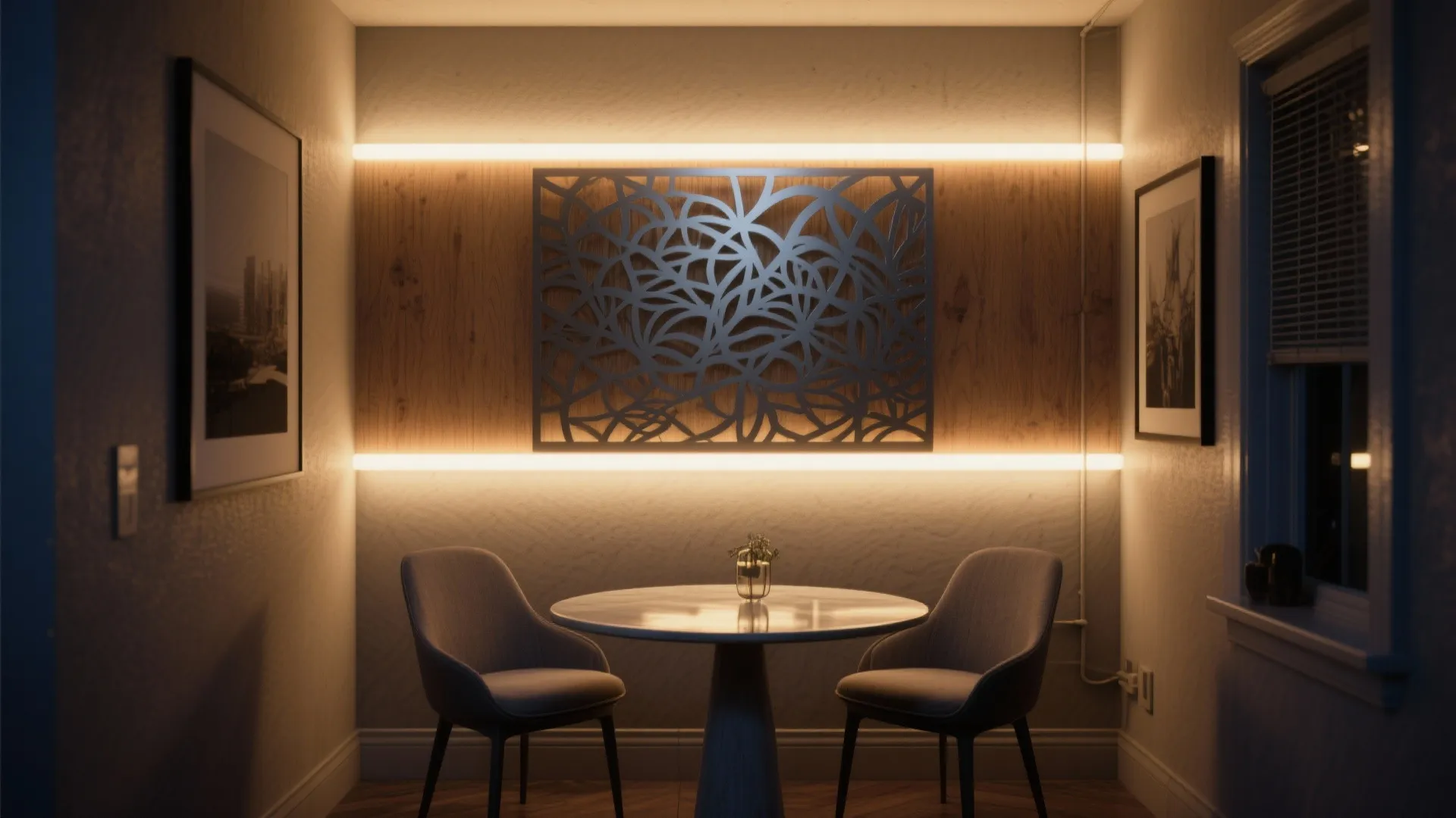 Backlit Metal Wall Art