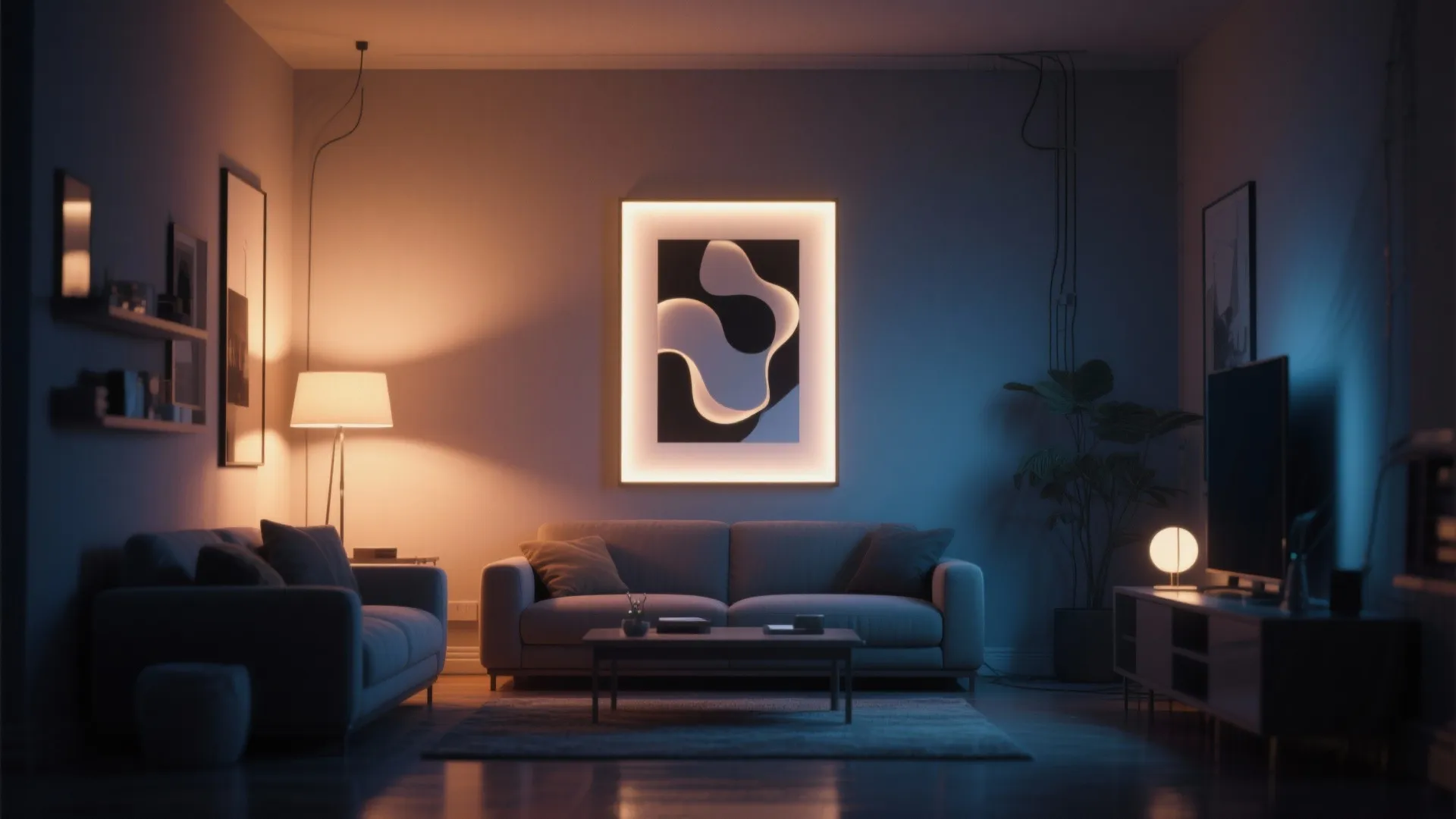 5. Backlit and Floating Frames