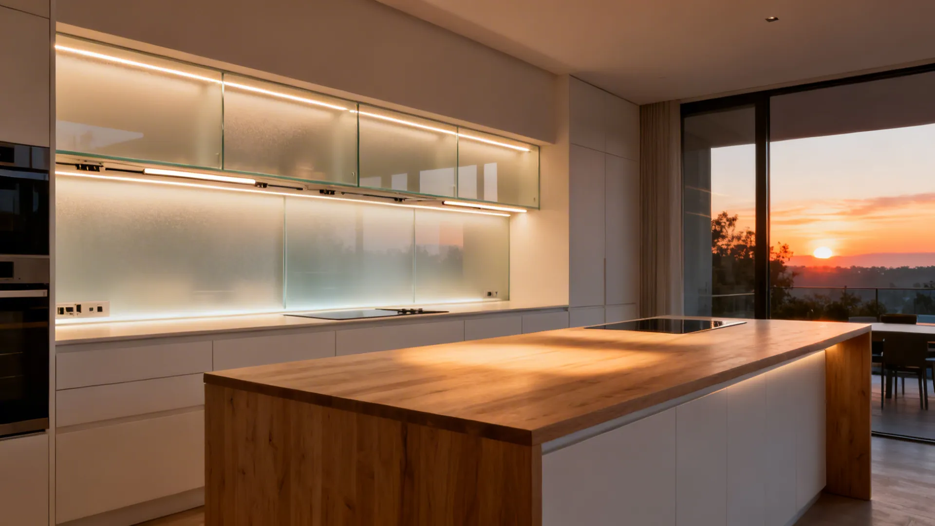 Glass + LED Backlighting