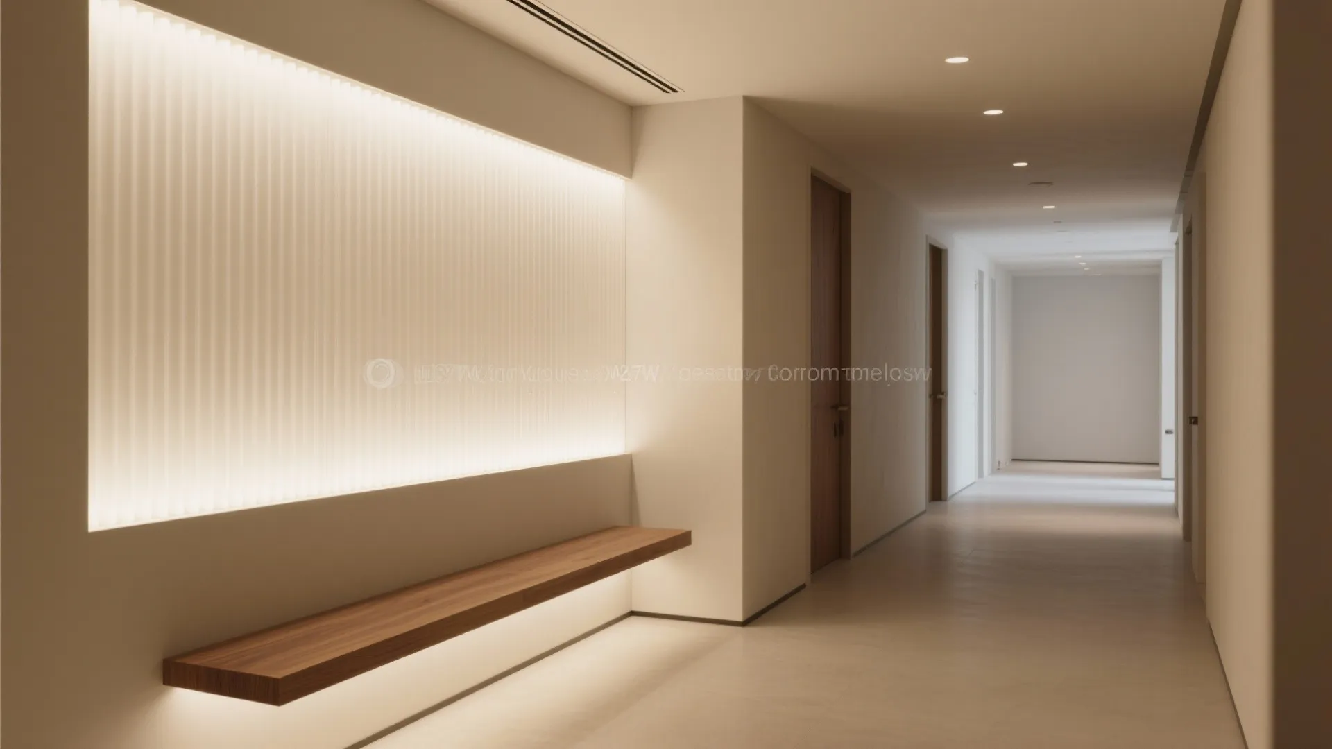 Backlit Wall Panels as a Quiet Feature