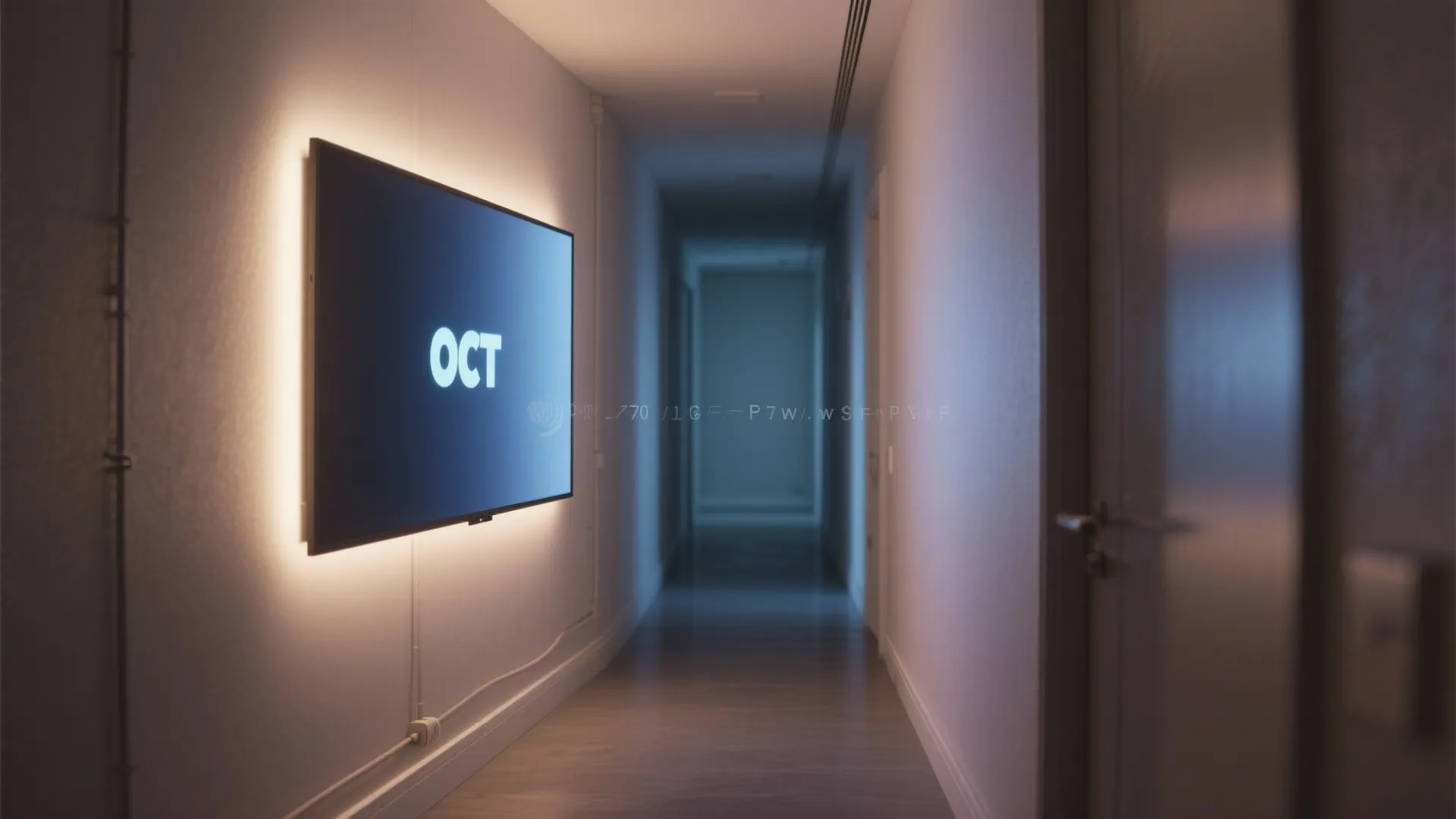 Backlit Panel Wall for Ambient Depth