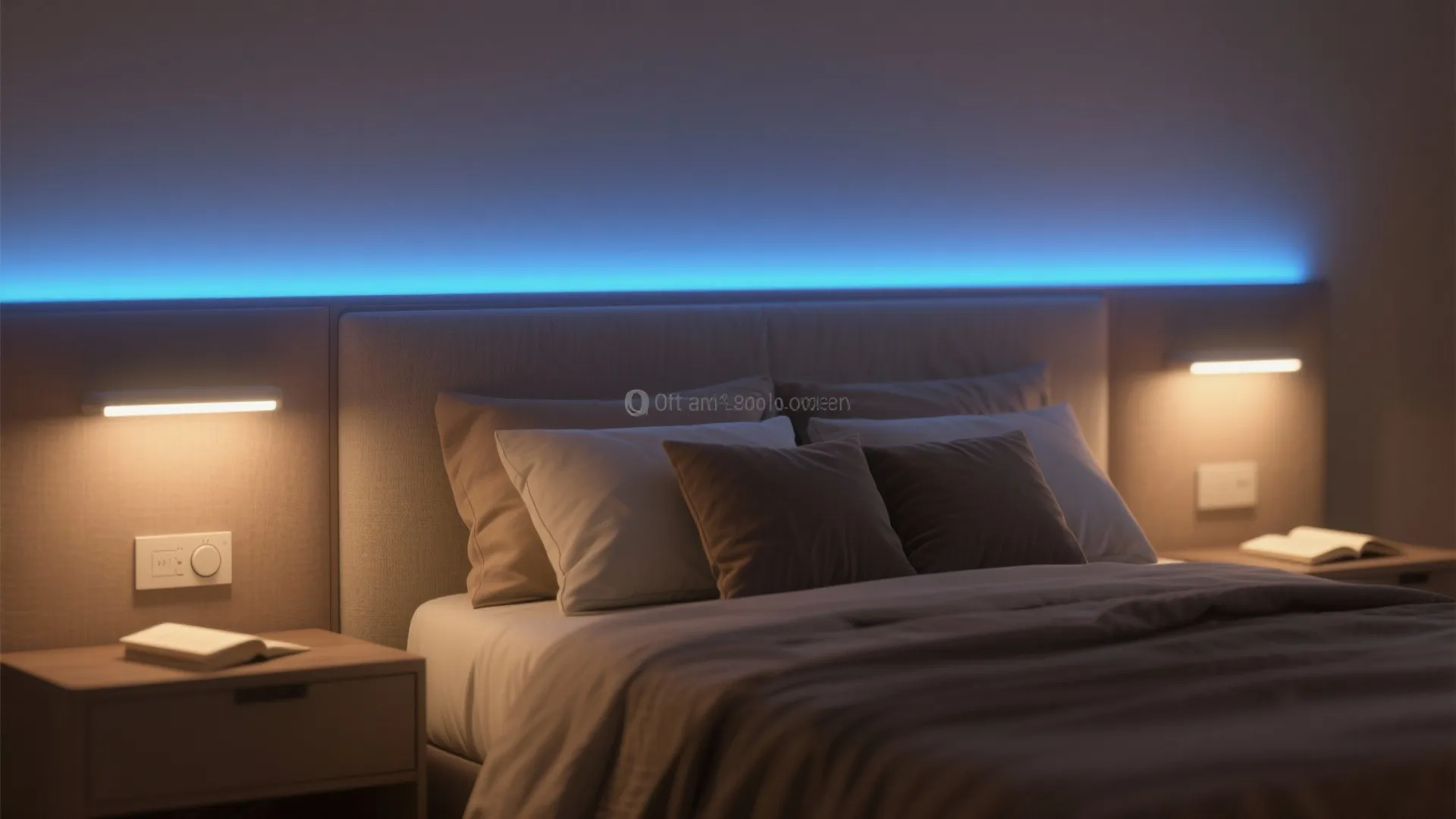 2. Backlit Headboard for Ambience