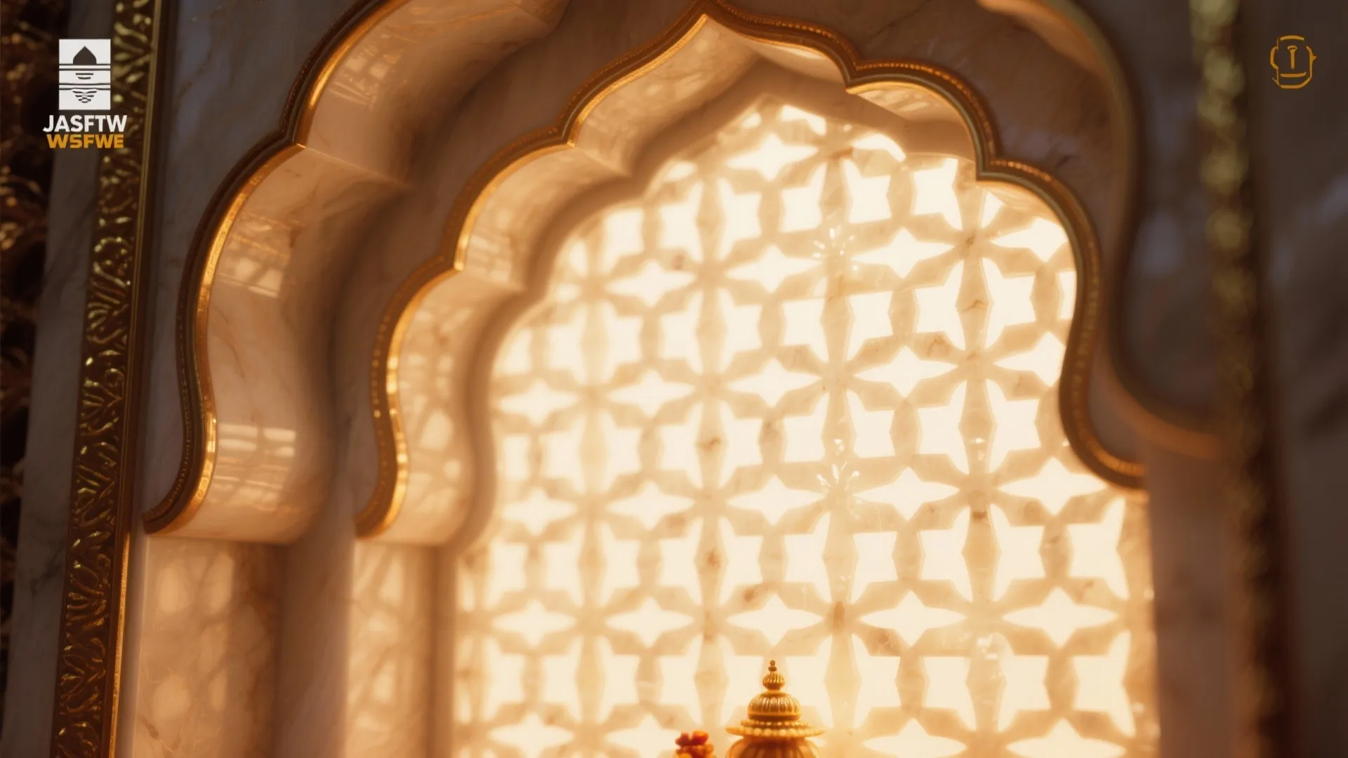 Soft-Glow Backlit Jaali or Onyx Panel