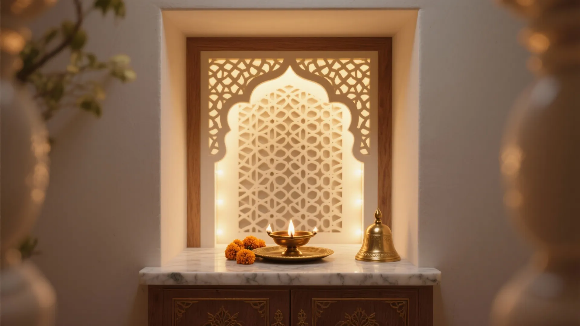 Backlit Jali Serenity