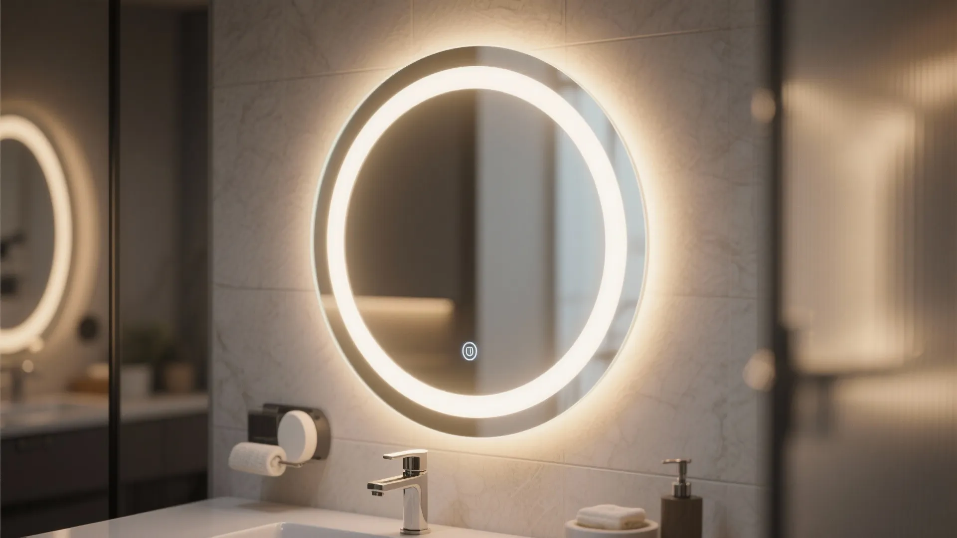 Backlit LED Mirror