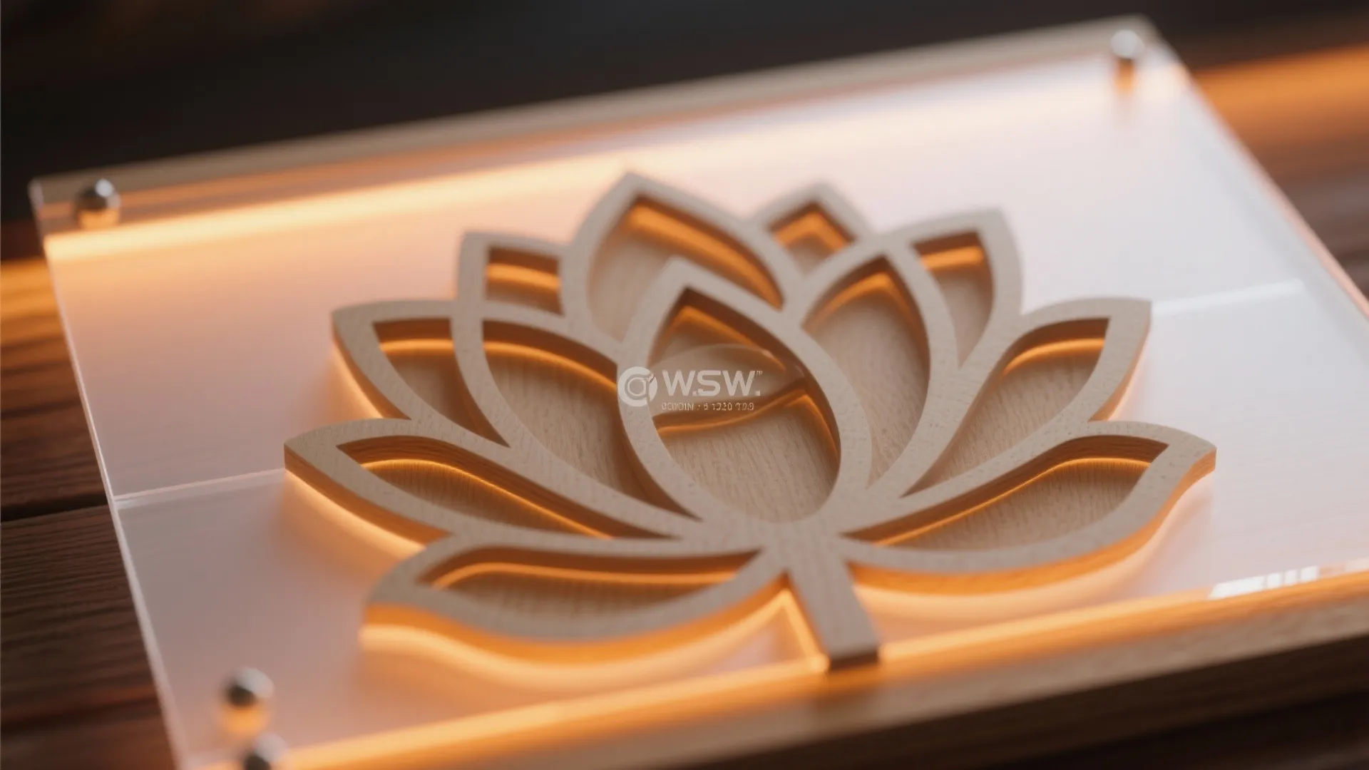 Backlit Motifs with Frosted Acrylic