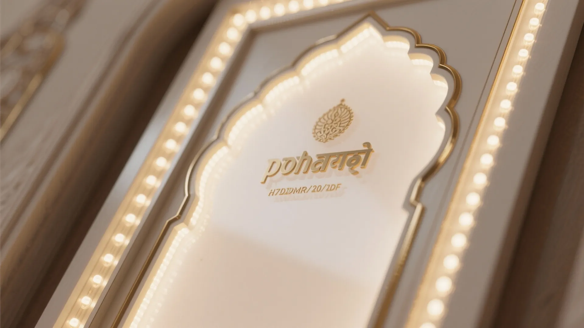 Backlit CNC Panel with Acrylic Diffuser