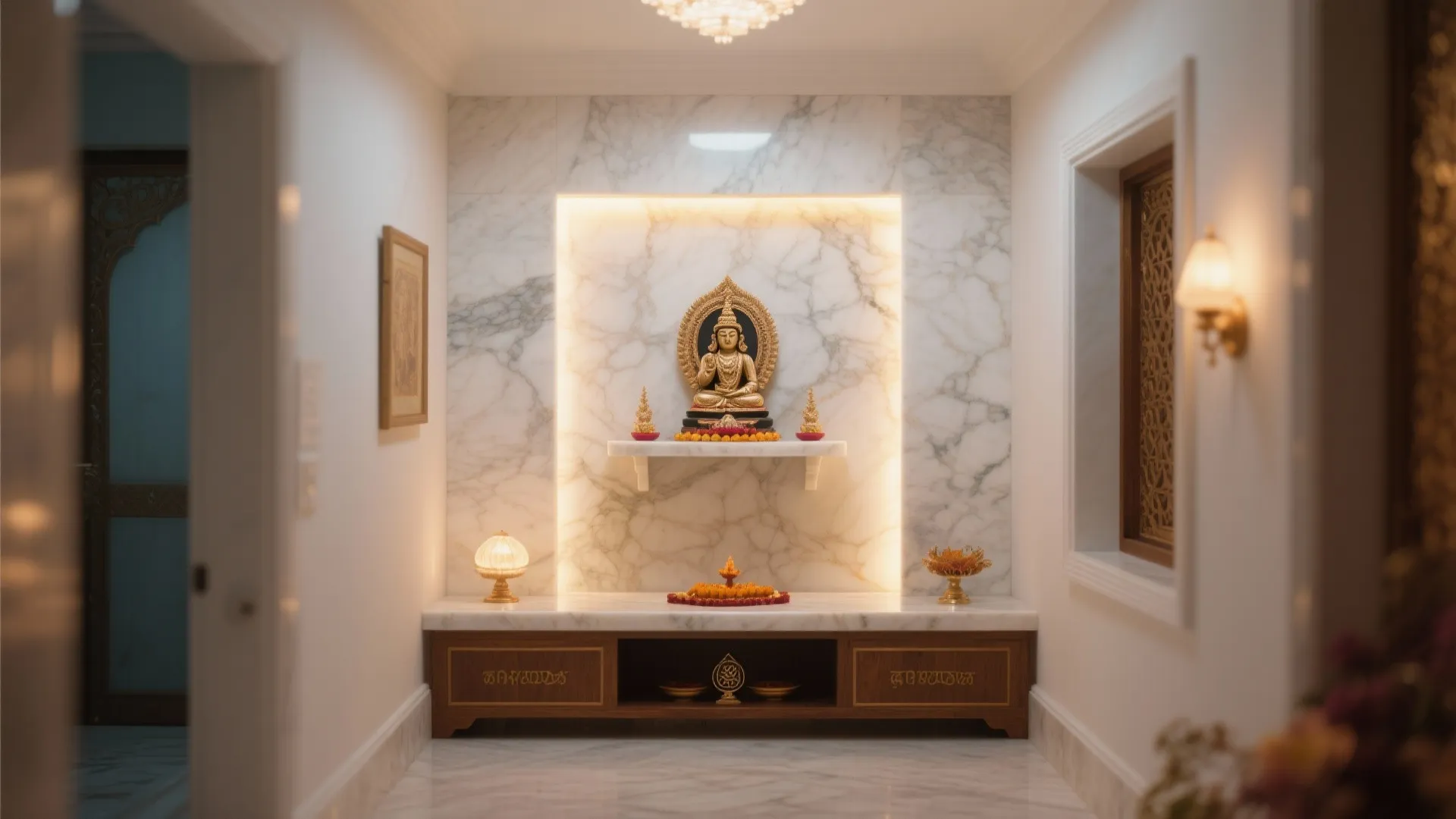 Backlit Marble Panels