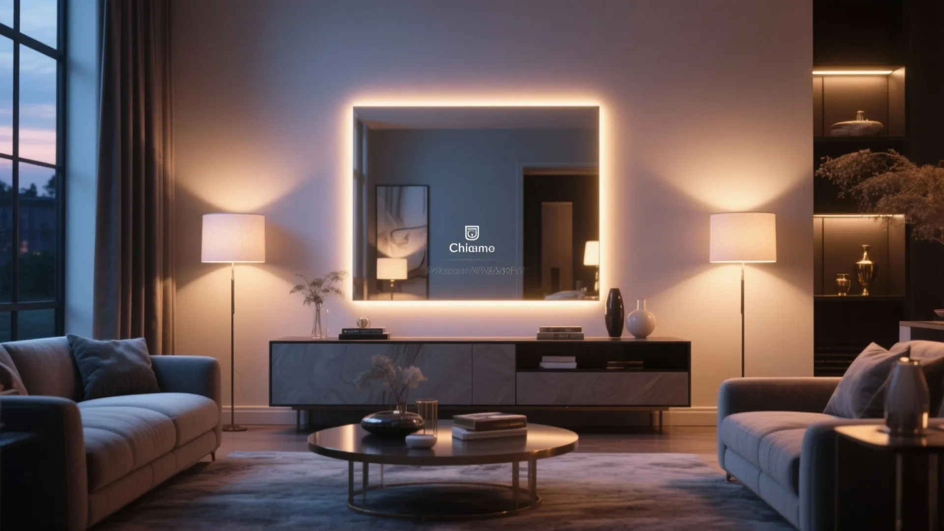 7. Backlit Mirrors for Drama