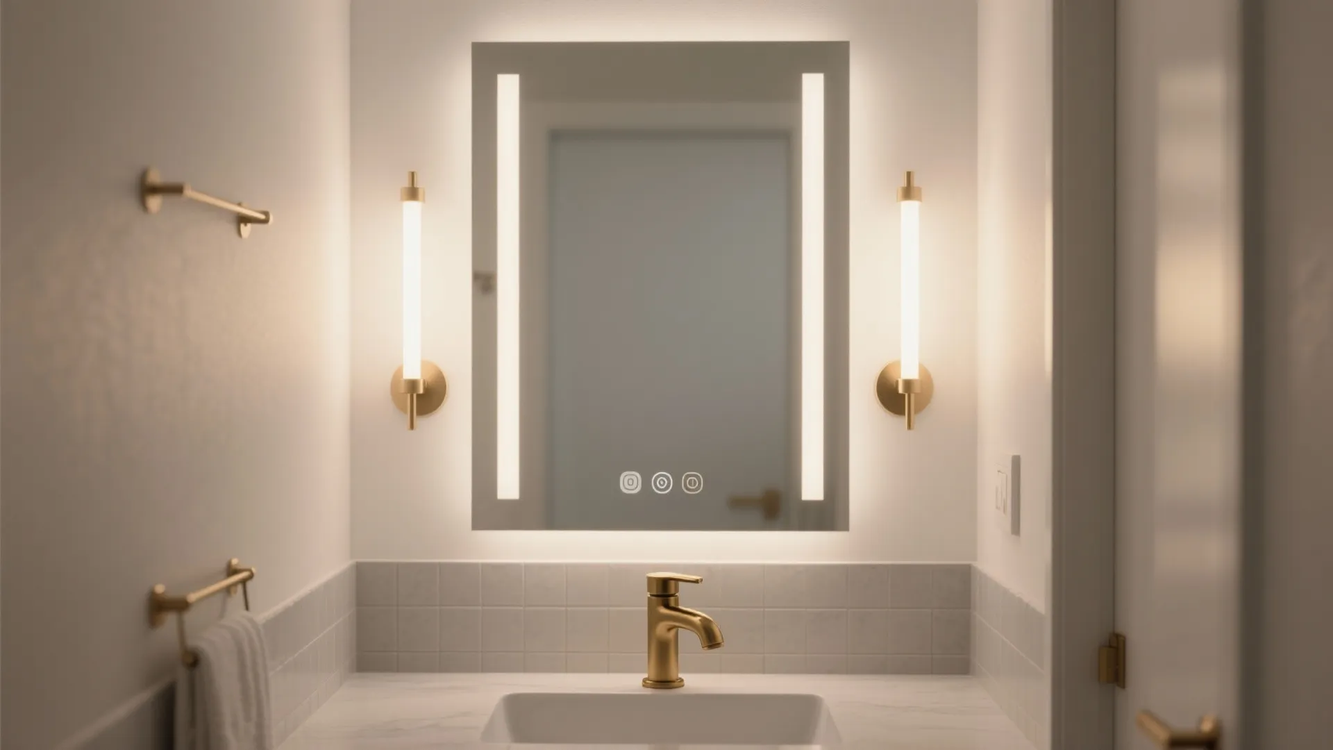 LED Backlit & Side-Lit Mirrors for Face-Friendly Light