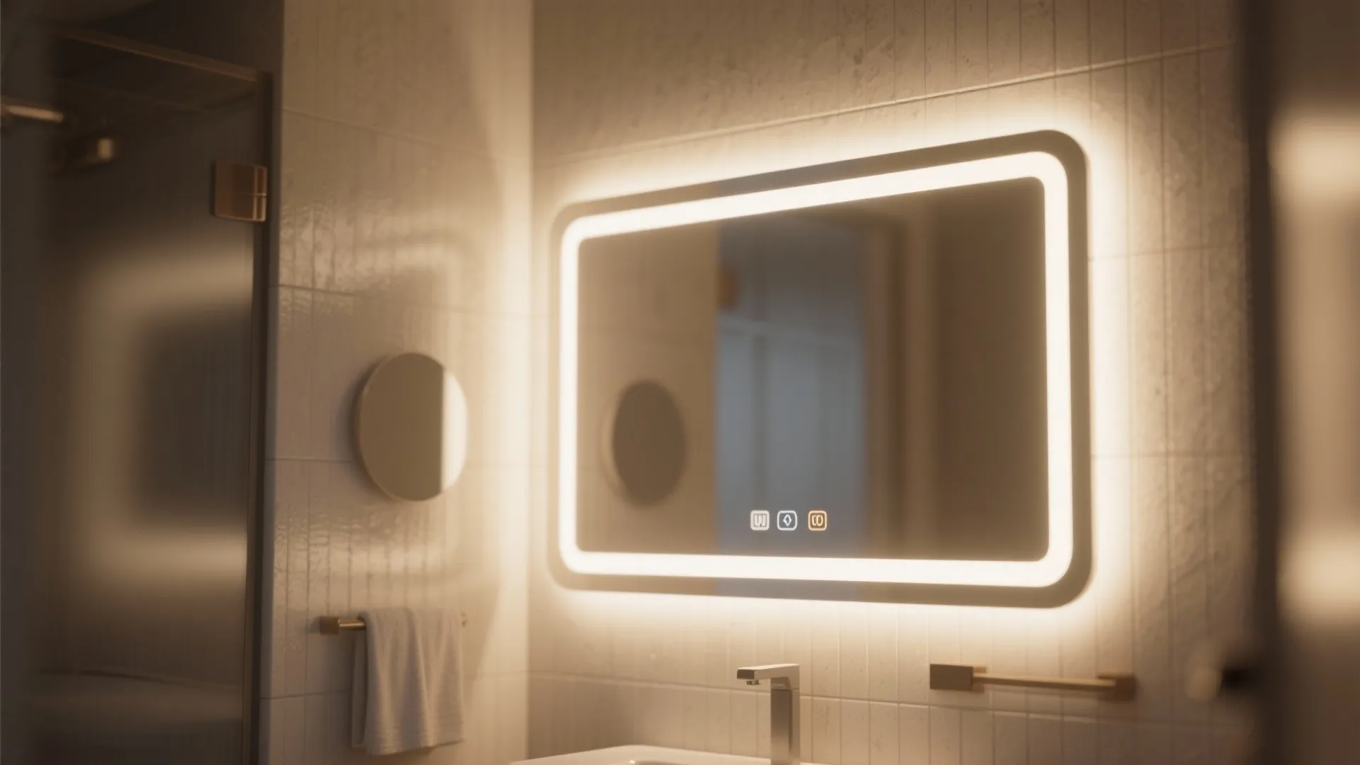 3. Integrated Mirror Backlight