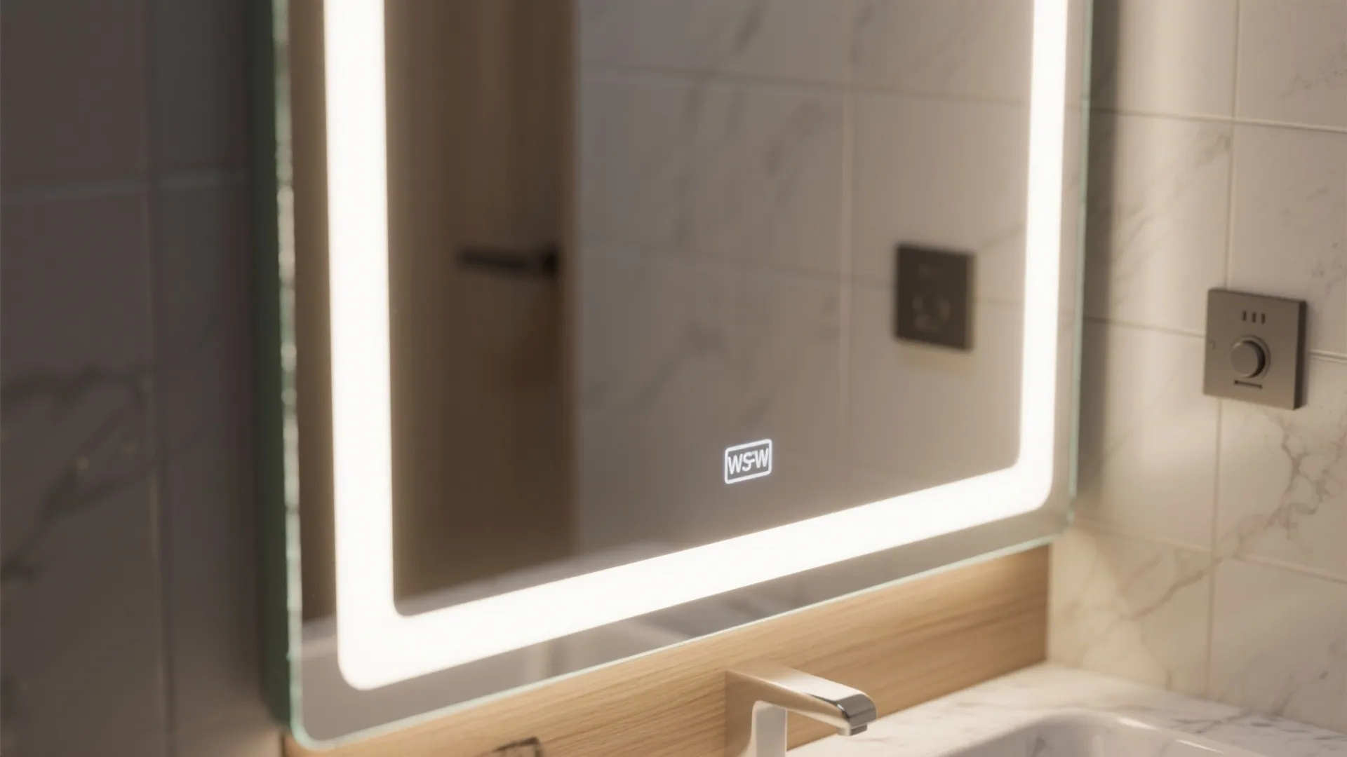 1. Backlit Mirror Strips