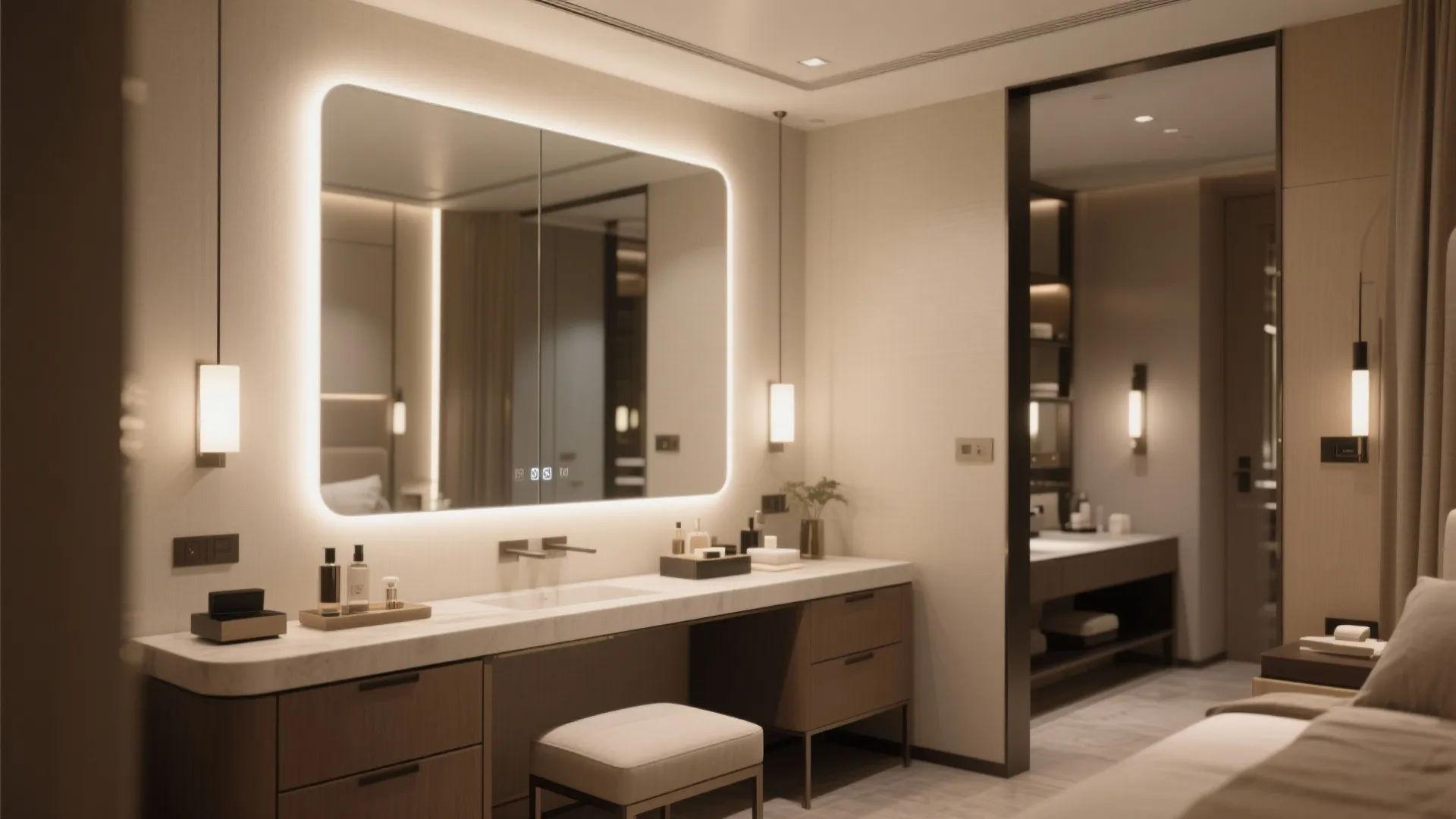 Backlit Modern Glamour