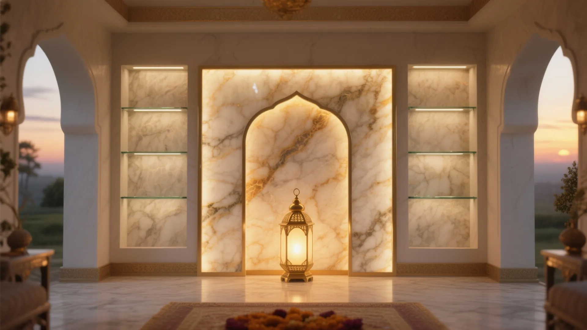Stone, Onyx, and Light: A Feature Partition That Glows