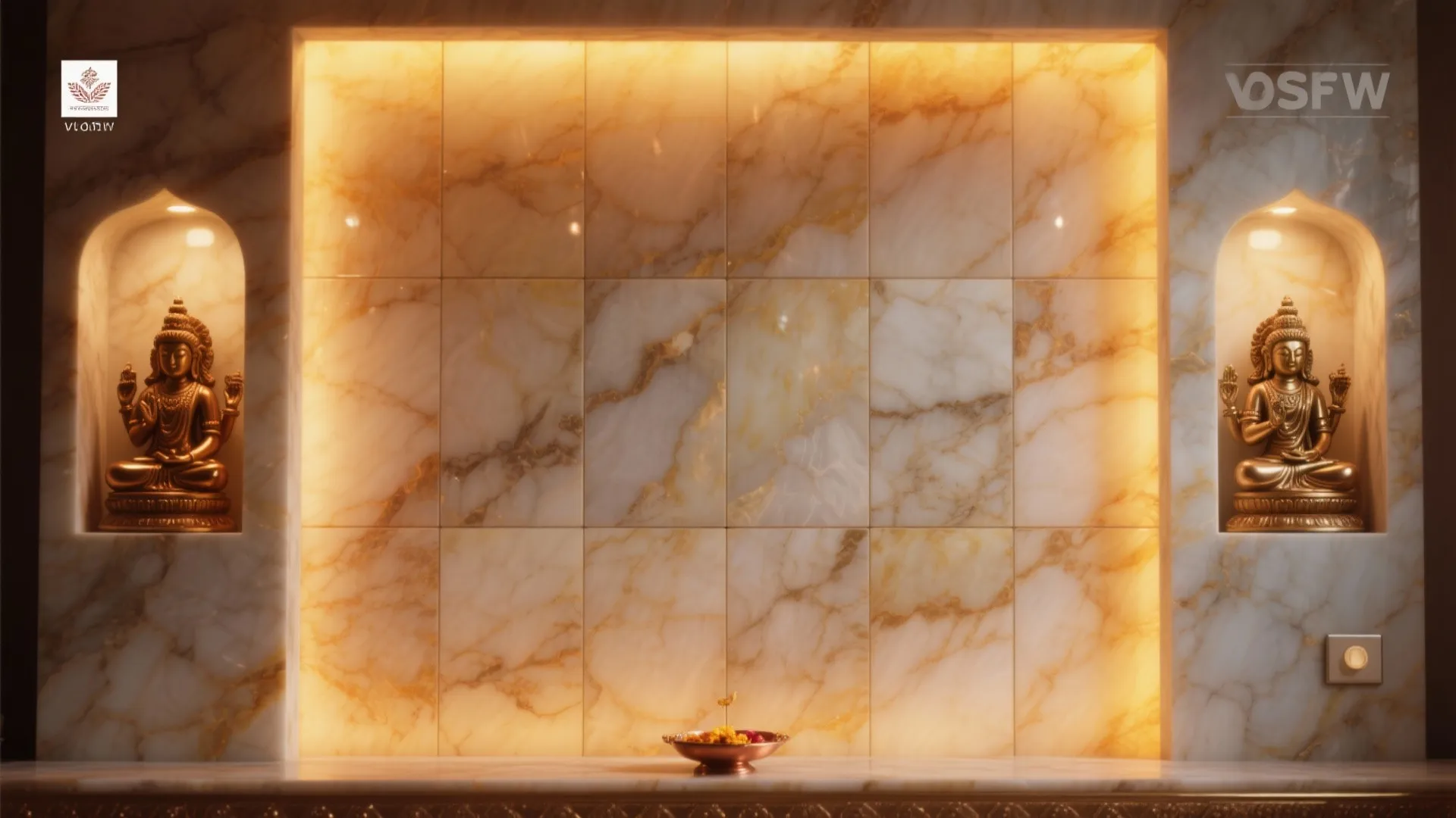 Backlit Onyx-Look Panels for a Radiant Focal Wall