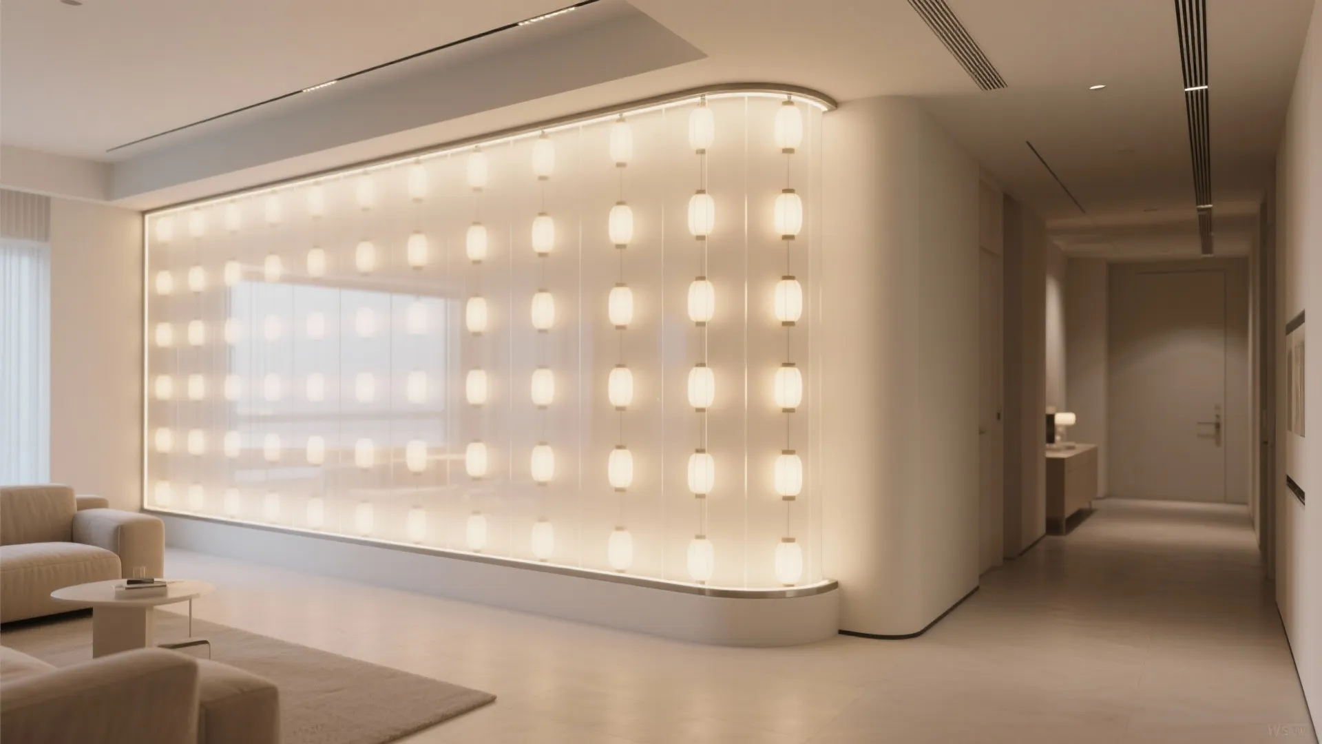 Translucent Backlit Panels for a Brighter Corner