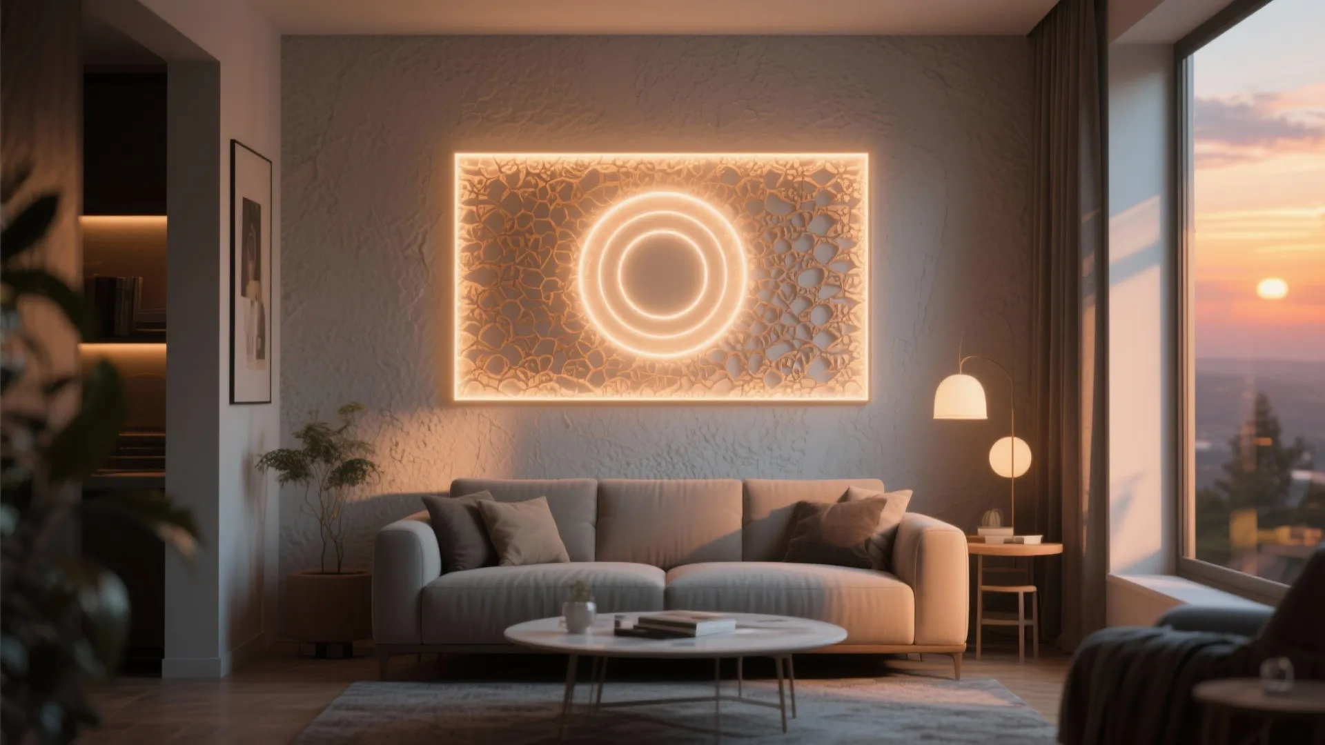 4. Decorative Backlit LED Panels