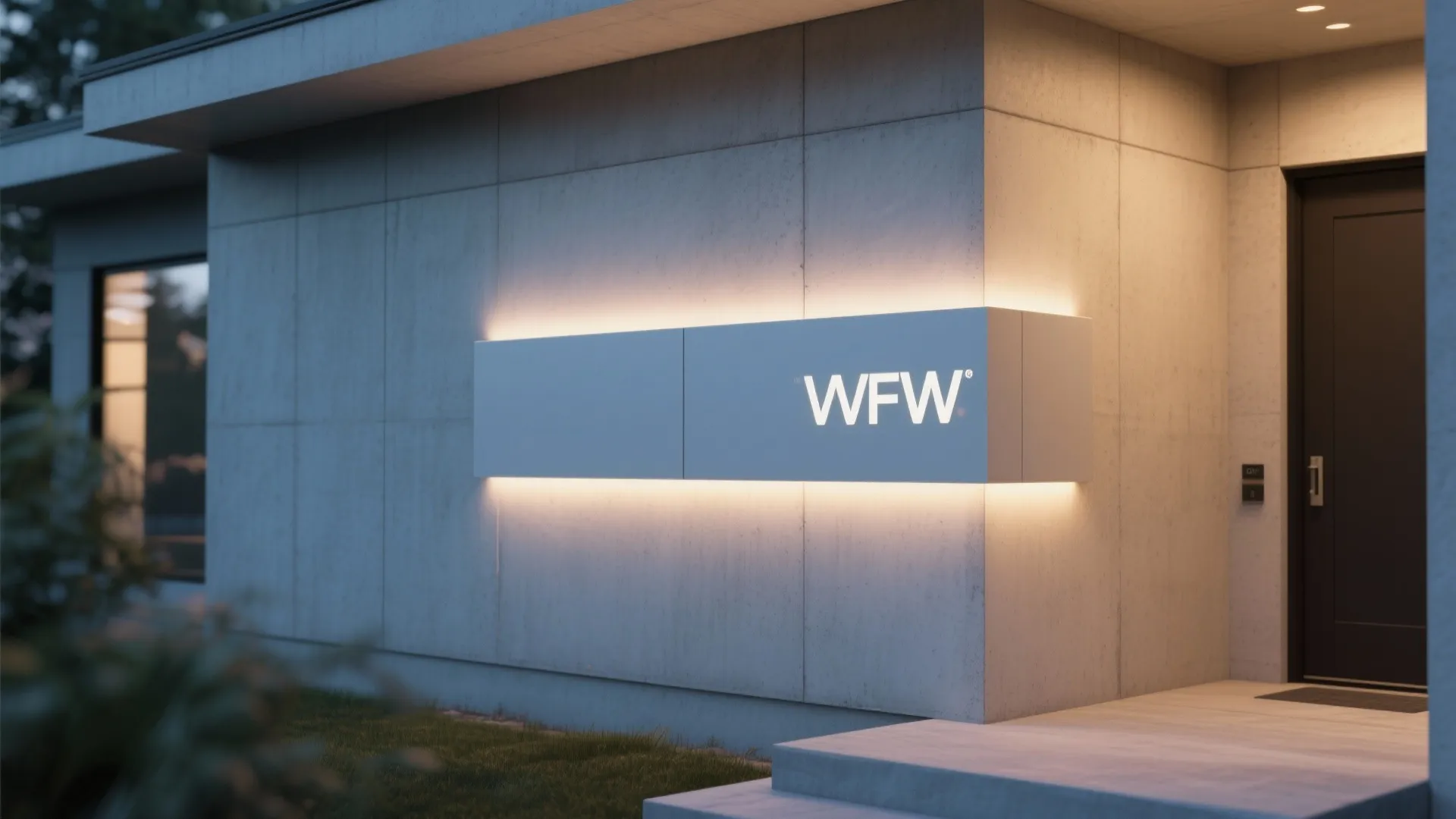 3. Modern Backlit Panel for Subtle Glow