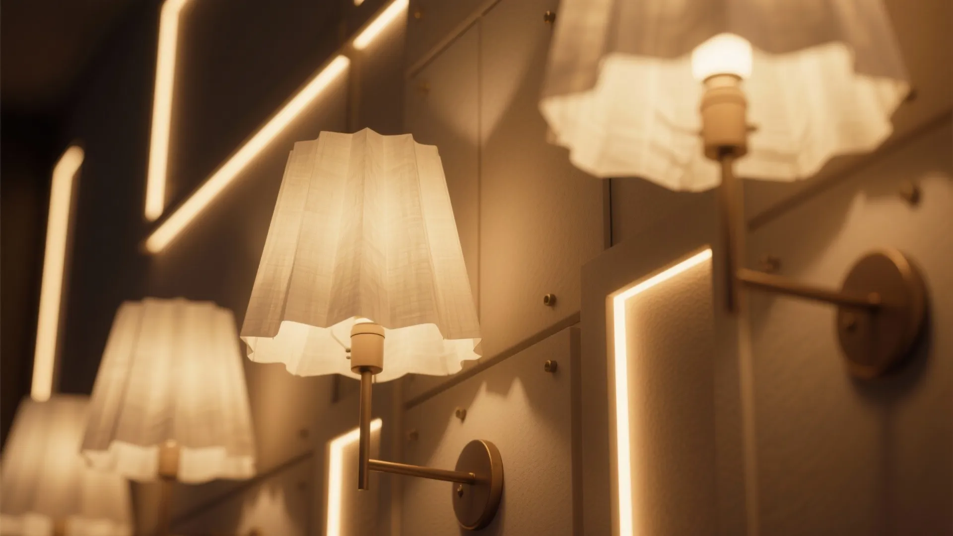 5. Paper Lampshades and Backlit Panels