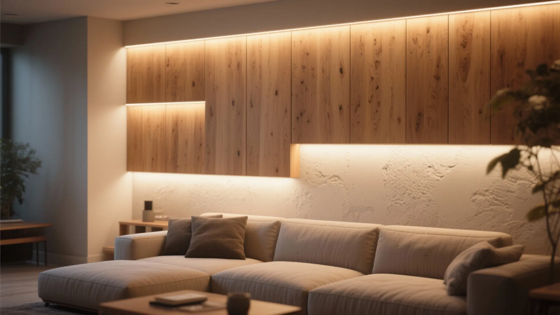 3. Decorative Backlit Panels