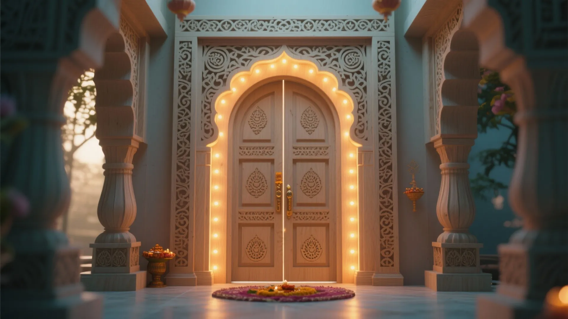 Backlit Plywood Panels