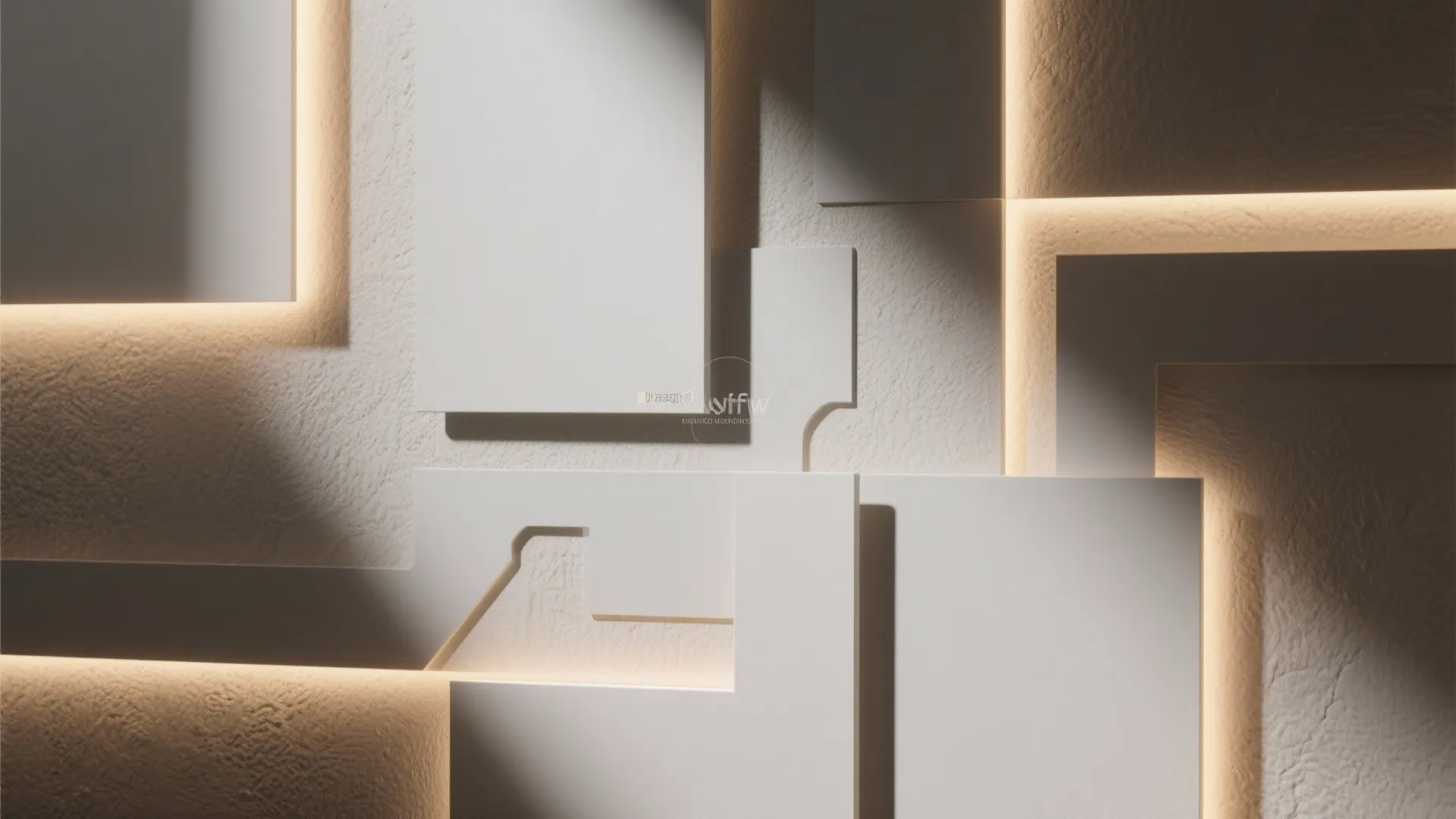 1. Backlit Shadow Panels