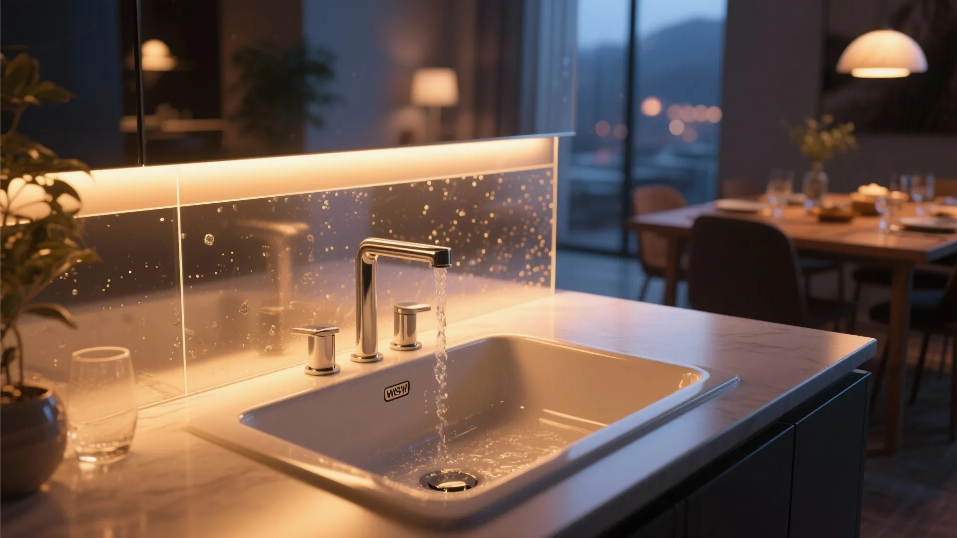 Backlit Splash Panel