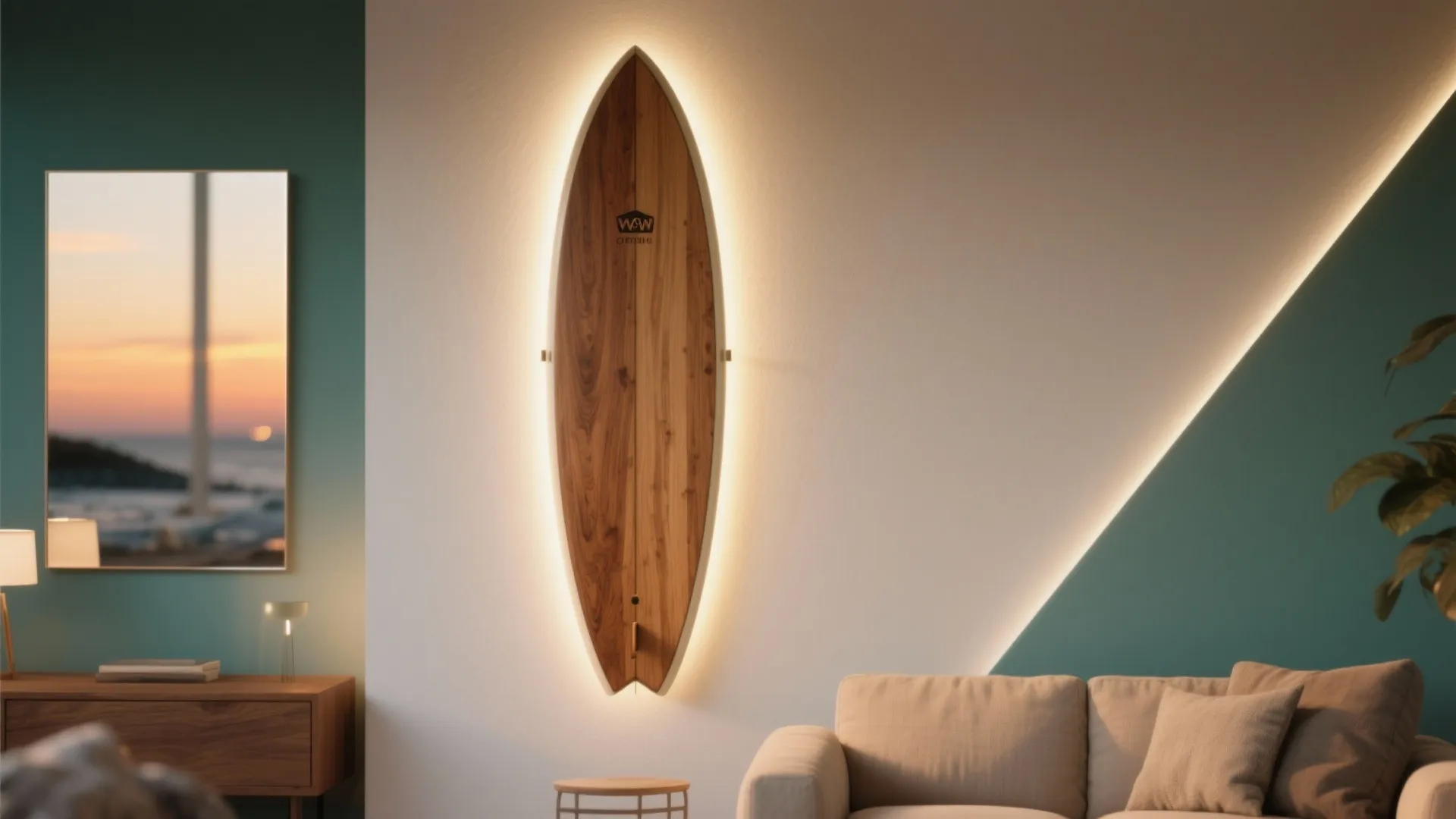 Backlighting and reflections for depth