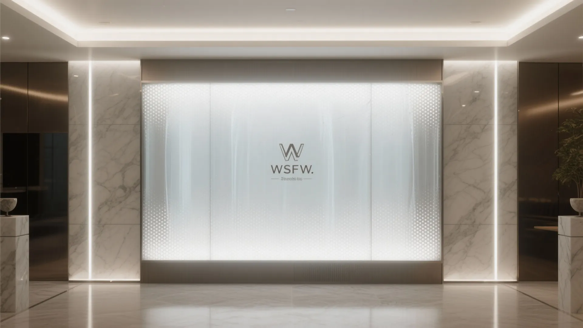 Backlit Translucent Wall with Dynamic Lighting