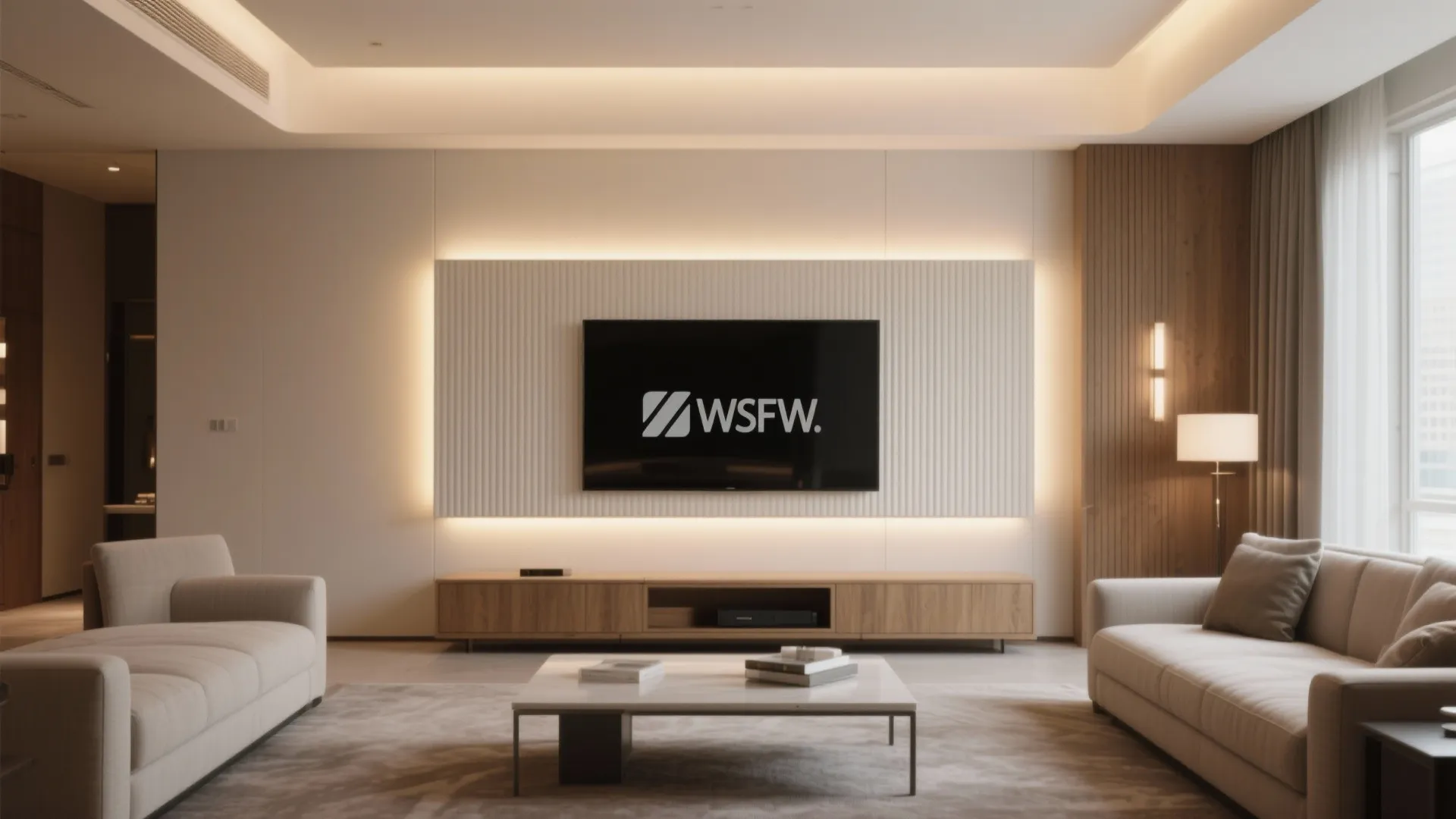 Backlit wall panels for a luxe, shadow-free glow