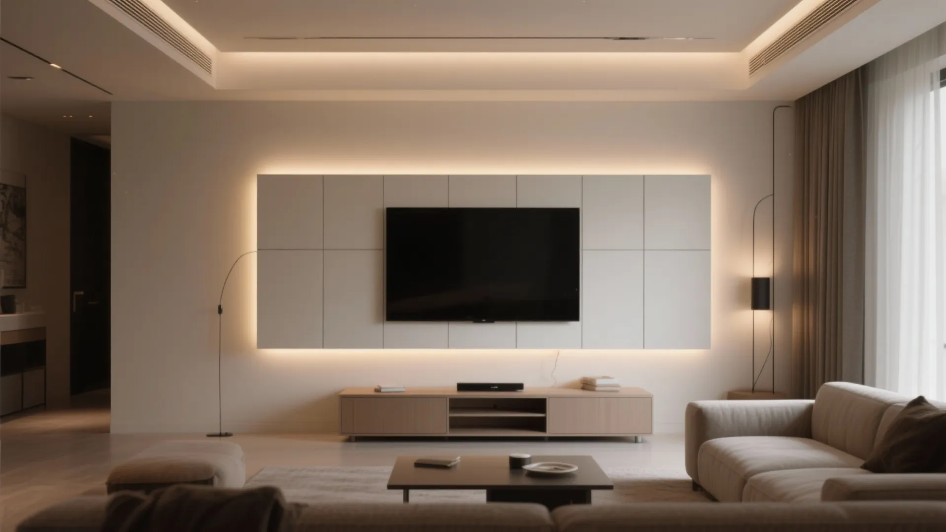 3. Backlit Wall Panels