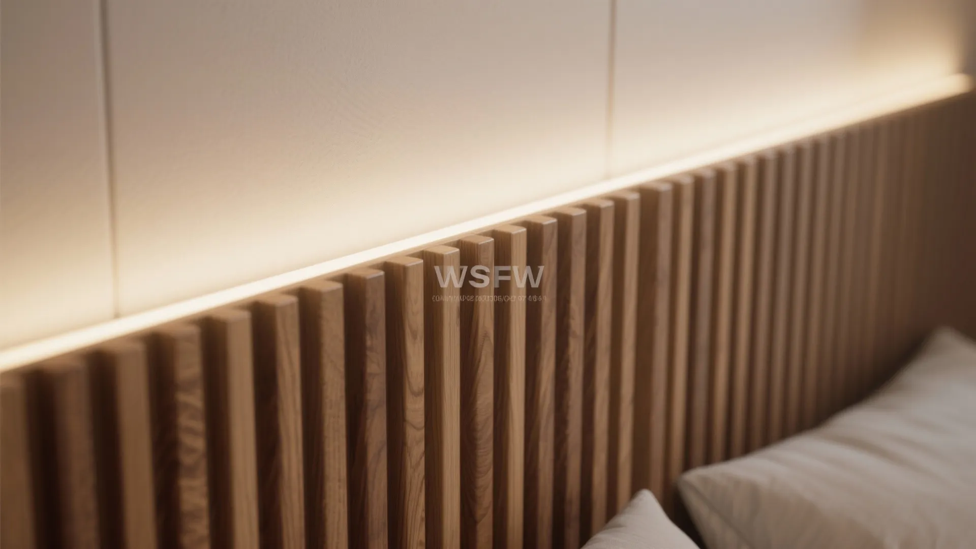 Backlit Panels and Slatted Walls