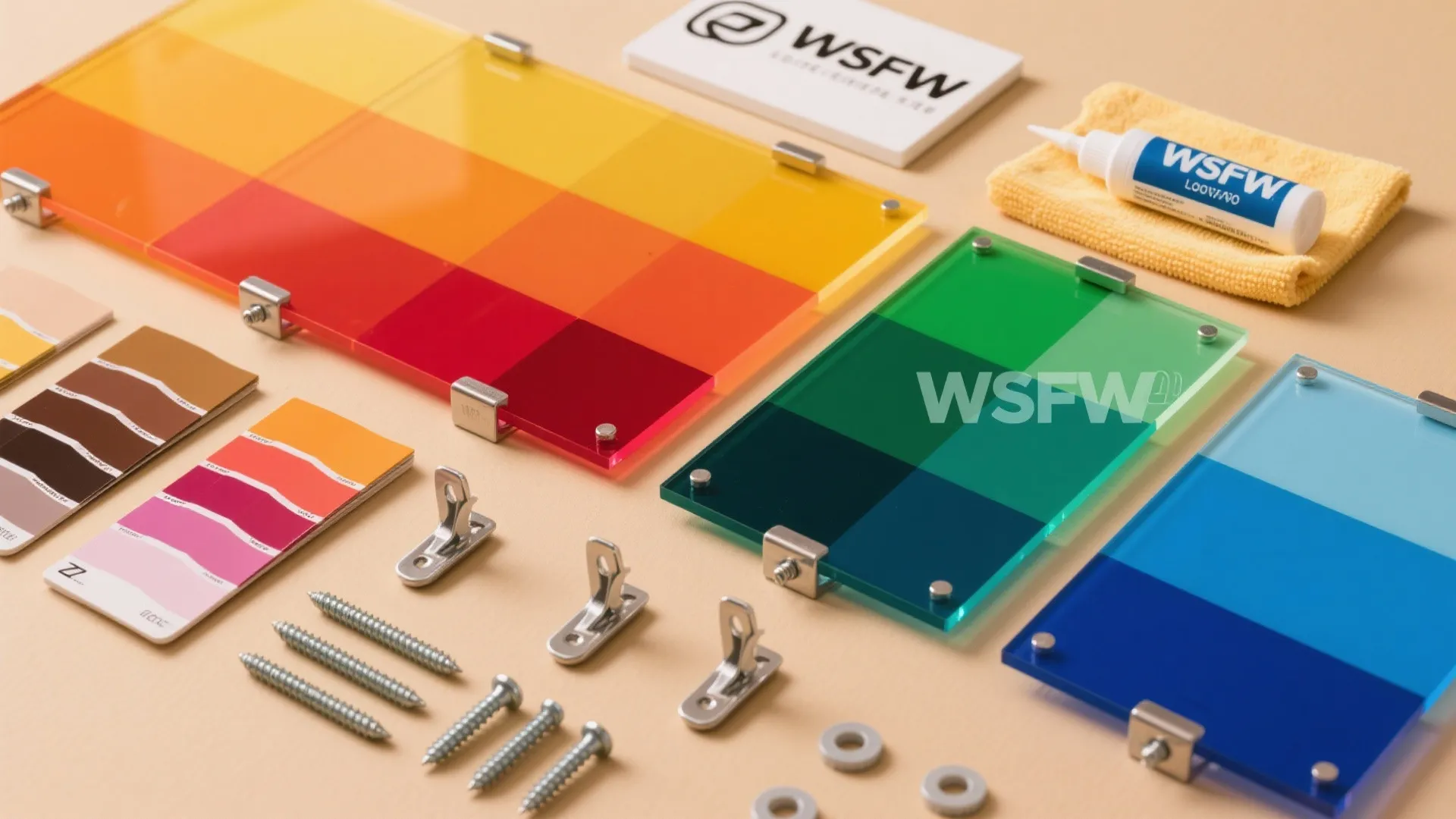 Back-Painted Acrylic Panels for Color Blocking