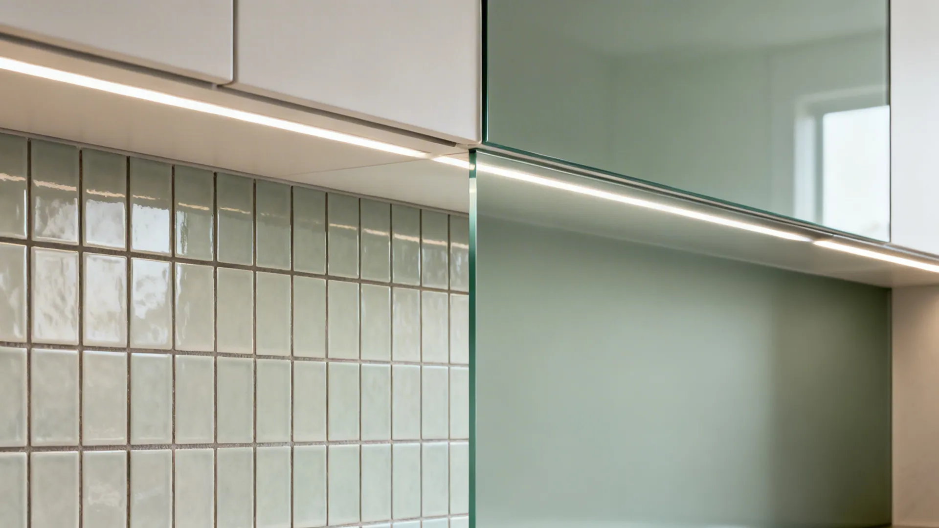 Minimalist Back-Painted Glass