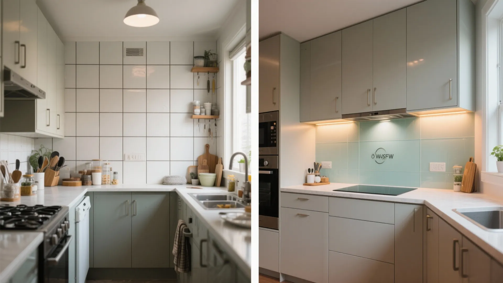 Glass Backsplash for Light, Depth, and Easy Cleaning