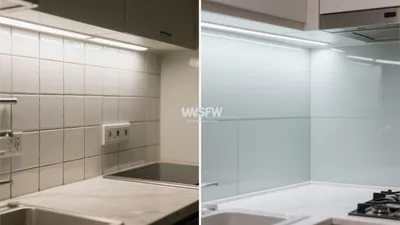 Modern Kitchen Backsplash Ideas with Glass and Tile
