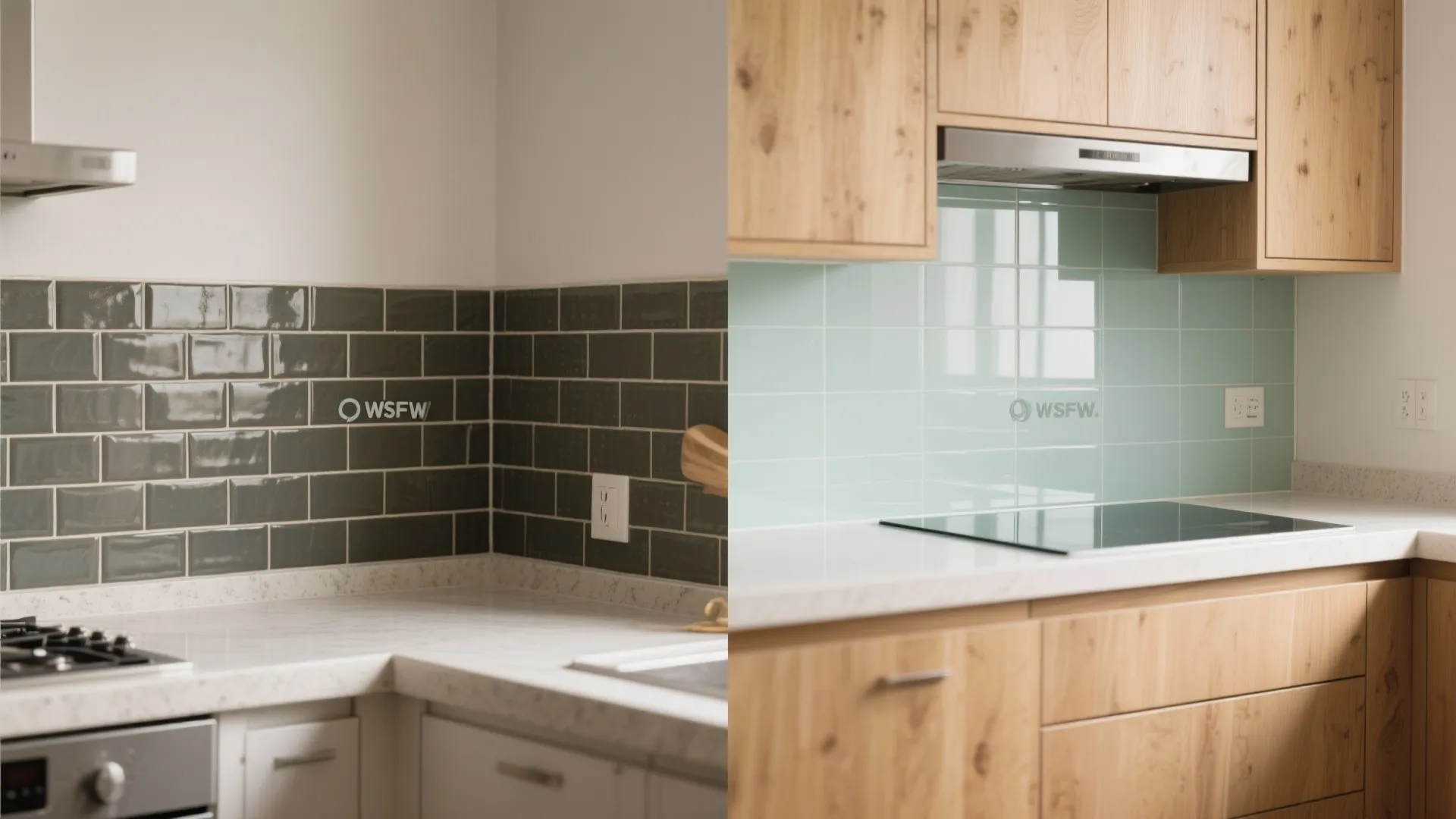 The Clarity of a Glass Backsplash