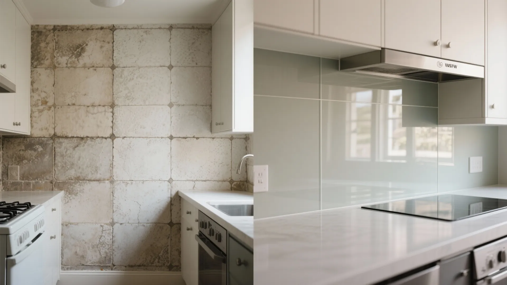 Glass Backsplash For Light And Easy Cleaning