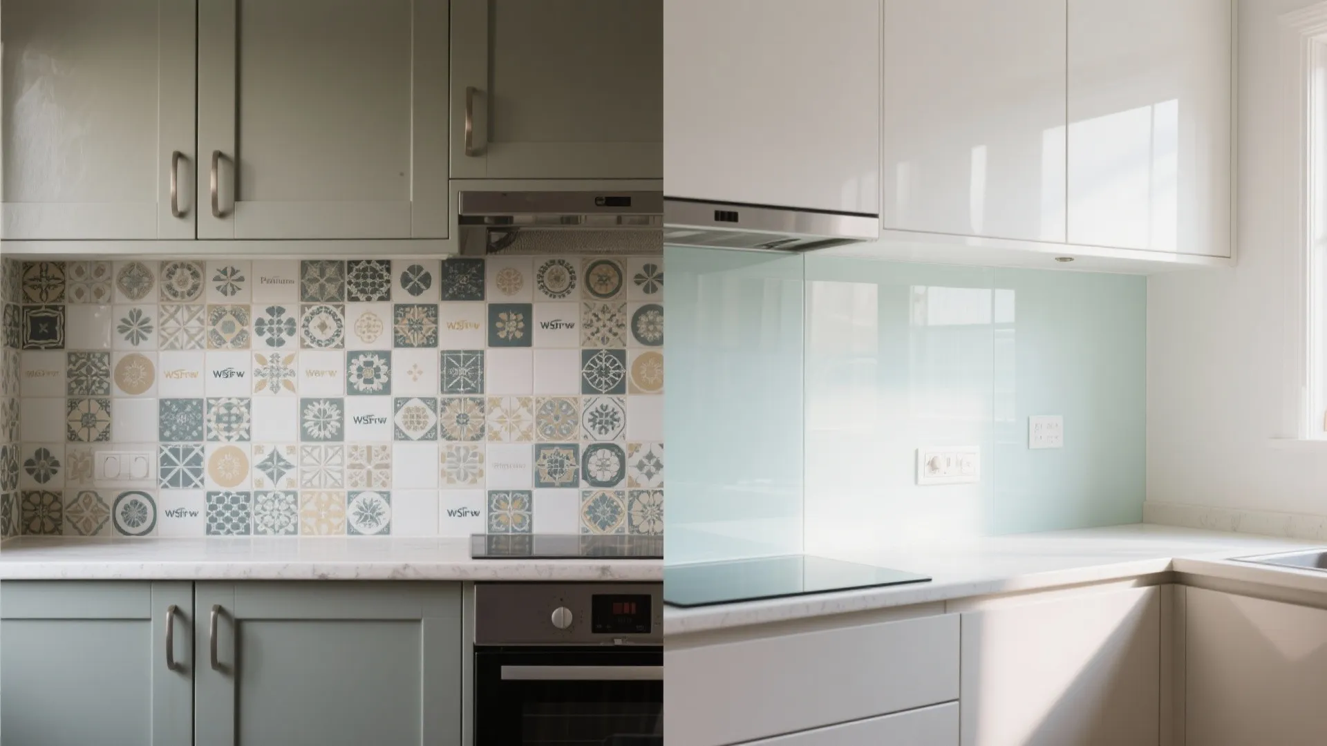 The Airy Magic of a Glass Backsplash