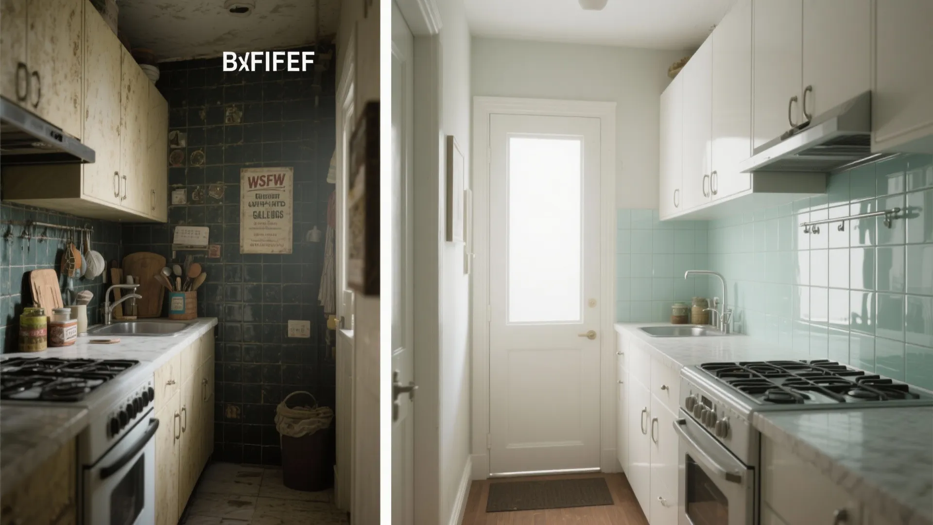 The Airy Effect of a Glass Backsplash