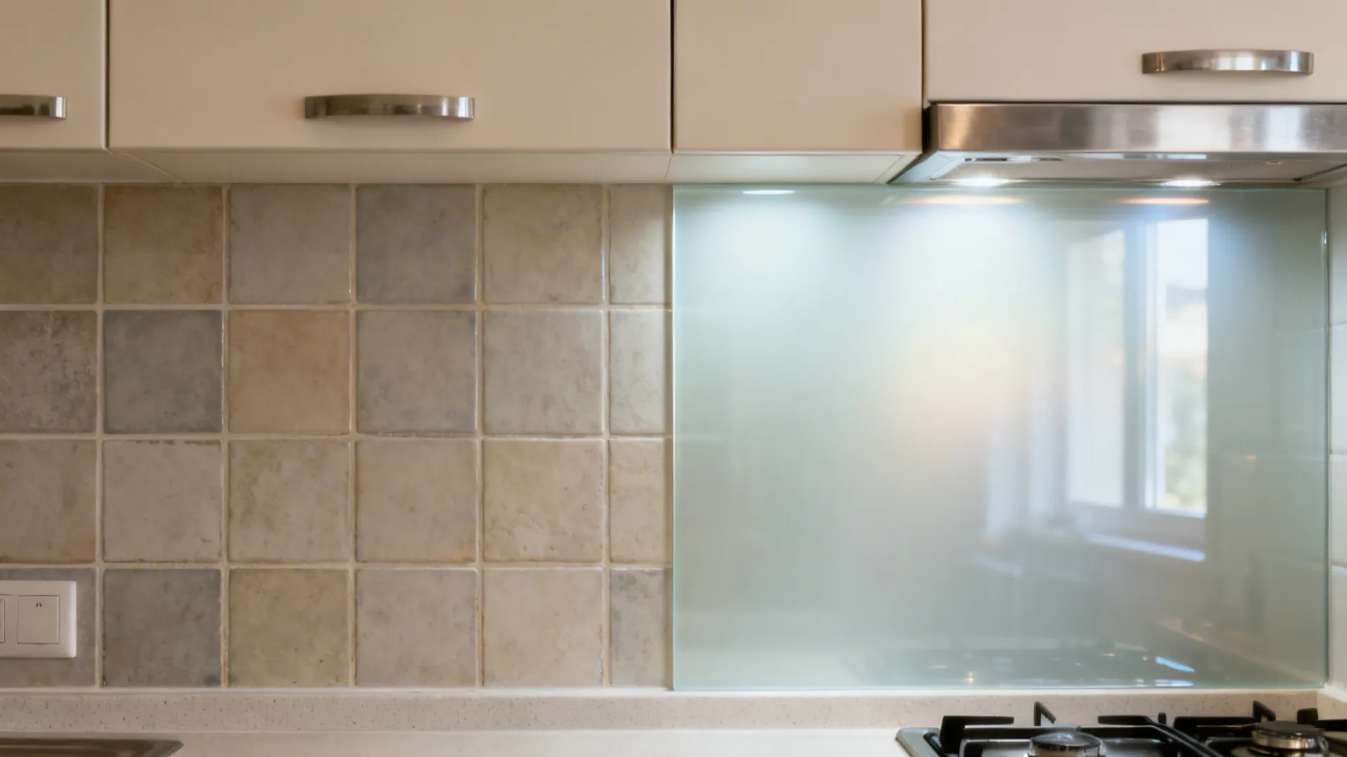 2) Glass Backsplashes to Bounce Light and Open Sightlines