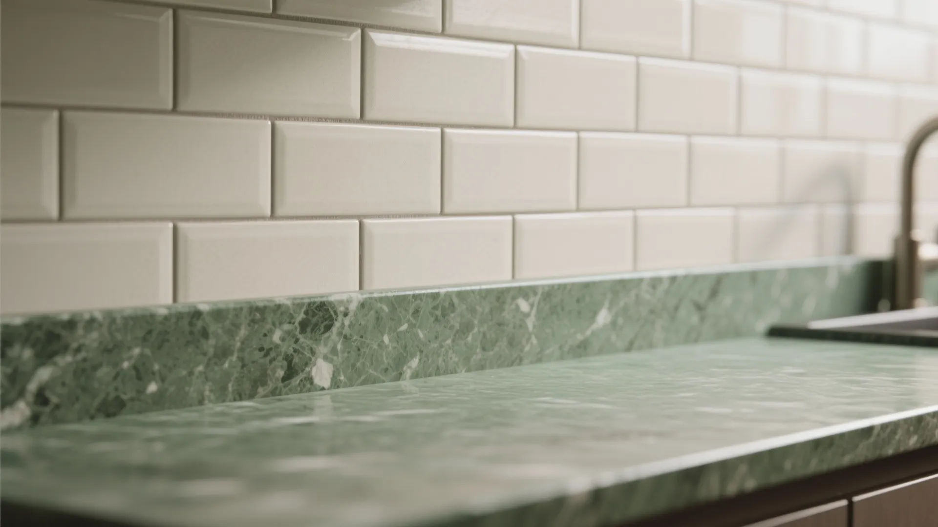 3. Limit backsplash to a simple neutral