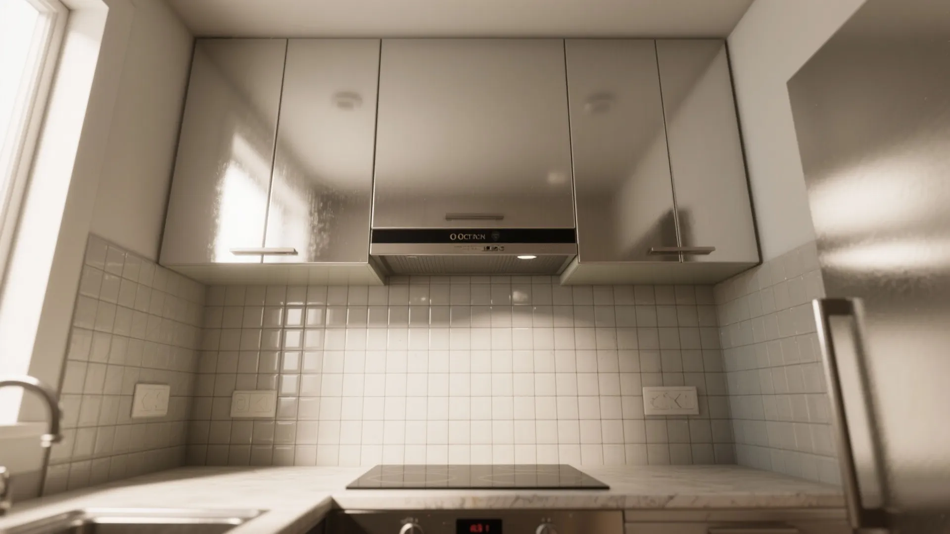 Accent Wall with Backsplash Extension