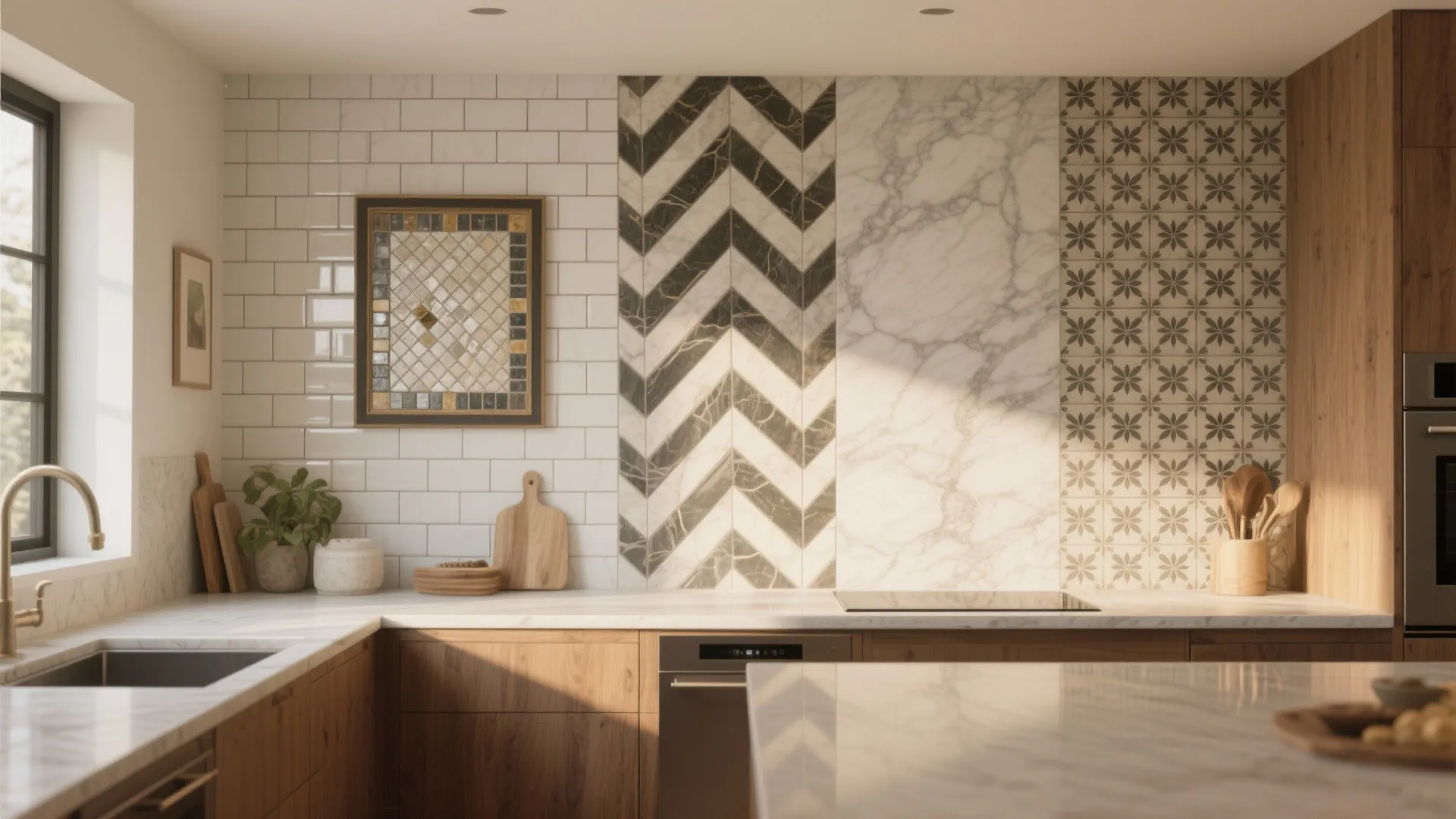 5 Kitchen Backsplash Tiling Ideas: Creative, practical backsplash tile ideas I use in small kitchens